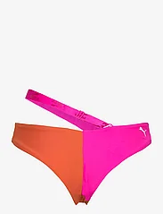 Puma Swim - PUMA SWIM WOMEN COLOURBLOCK V-SHAPE - bikinitrosor - pink / chili - 1