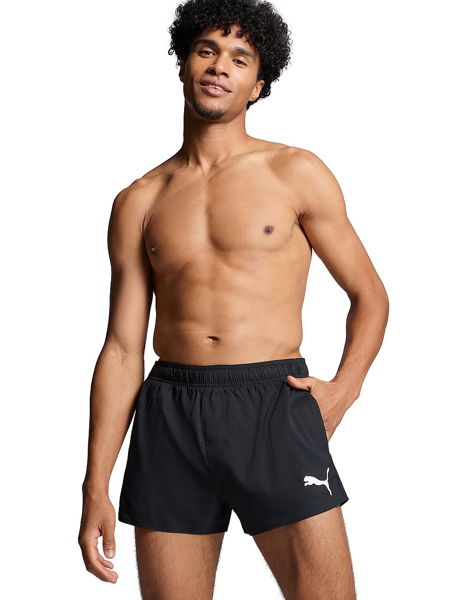 Puma Swim - PUMA SWIM MEN SHORT SHORTS 1P - lühikesed ujumispüksid - black - 0