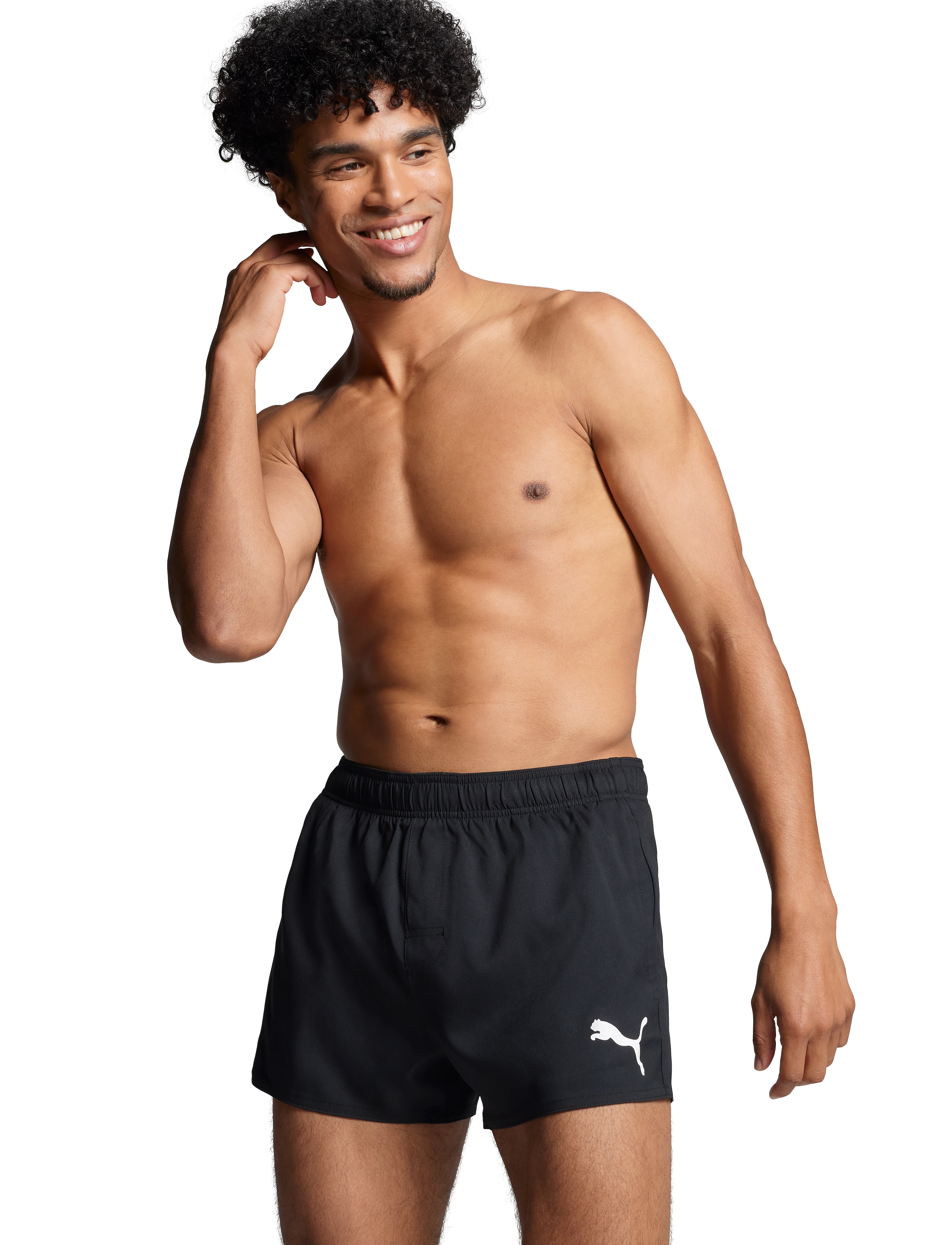 Puma Swim - PUMA SWIM MEN SHORT SHORTS 1P - sundskýlur - black - 4