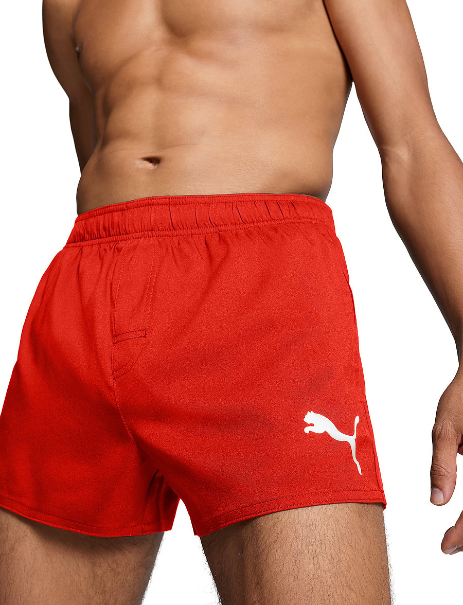 Puma Swim - PUMA SWIM MEN SHORT SHORTS 1P - badebukser - red - 4