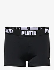 Puma Swim - PUMA SWIM BOYS LOGO SWIM TRUNK 1P - gode sommertilbud - black - 0