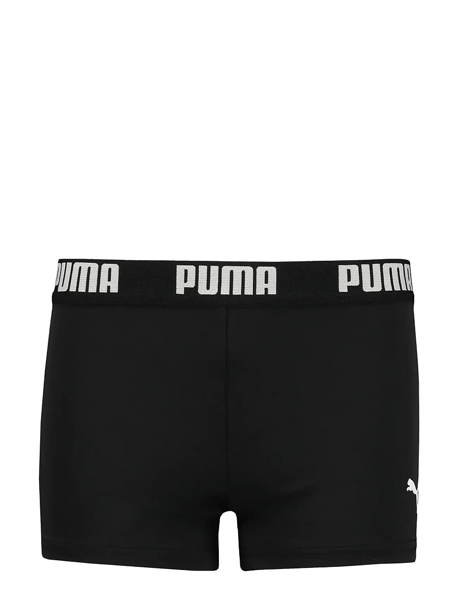 Puma Swim - PUMA SWIM BOYS LOGO TRUNKS 1P - badehosen - black - 0