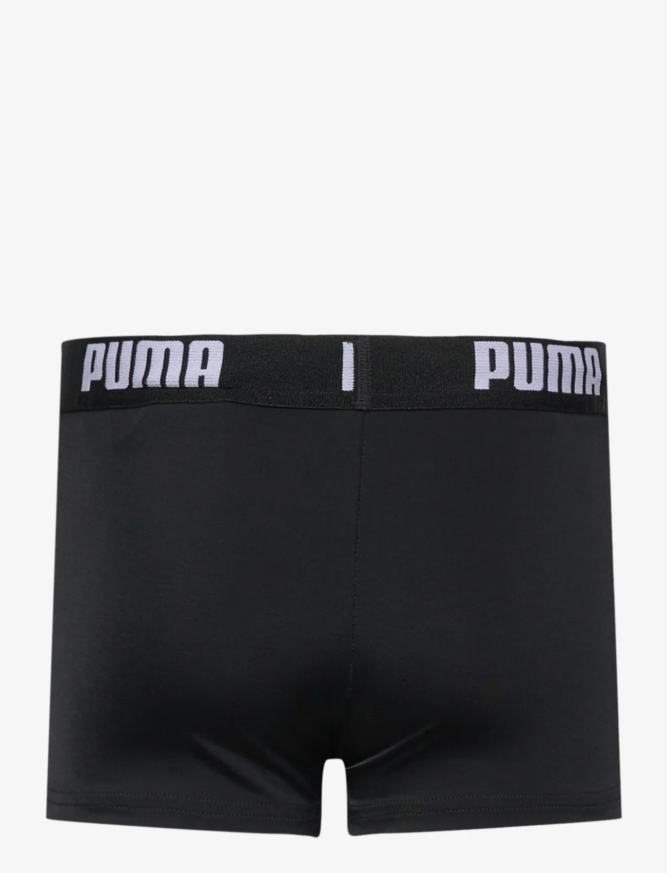 Puma Swim - PUMA SWIM BOYS LOGO SWIM TRUNK 1P - lühikesed ujumispüksid - black - 1
