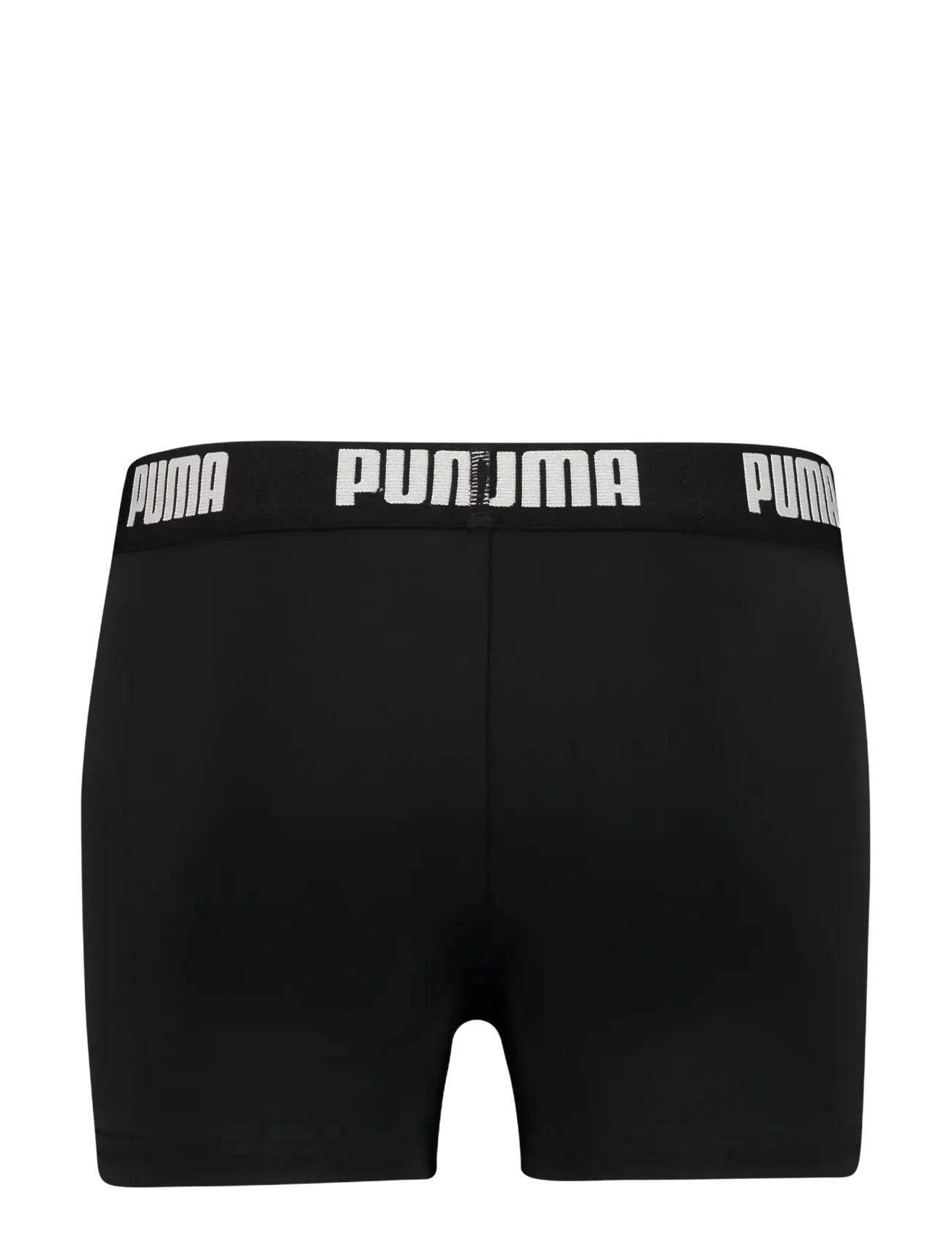 Puma Swim - PUMA SWIM BOYS LOGO TRUNKS 1P - sundstuttbuxur - black - 1