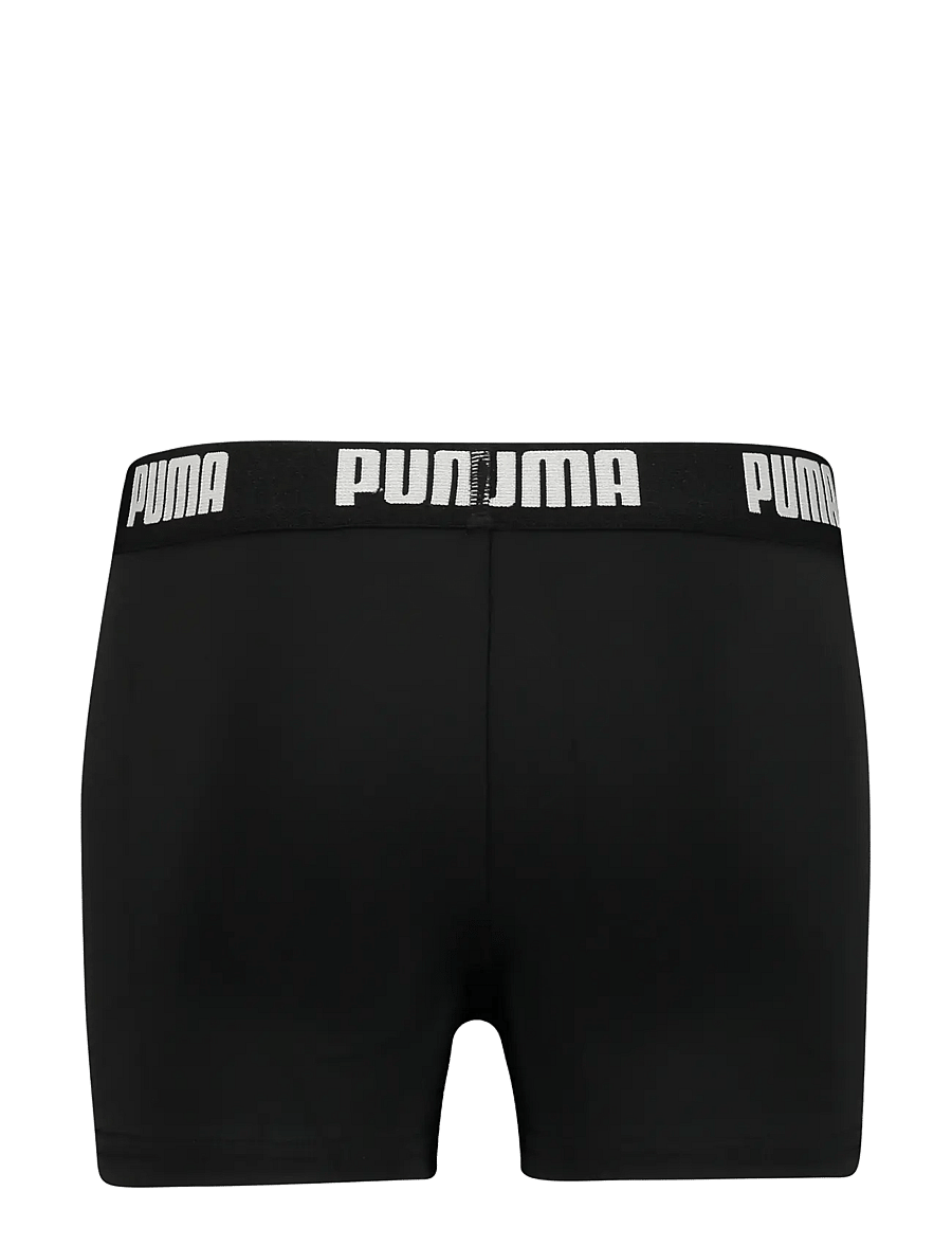 Puma Swim - PUMA SWIM BOYS LOGO TRUNKS 1P - badehosen - black - 1