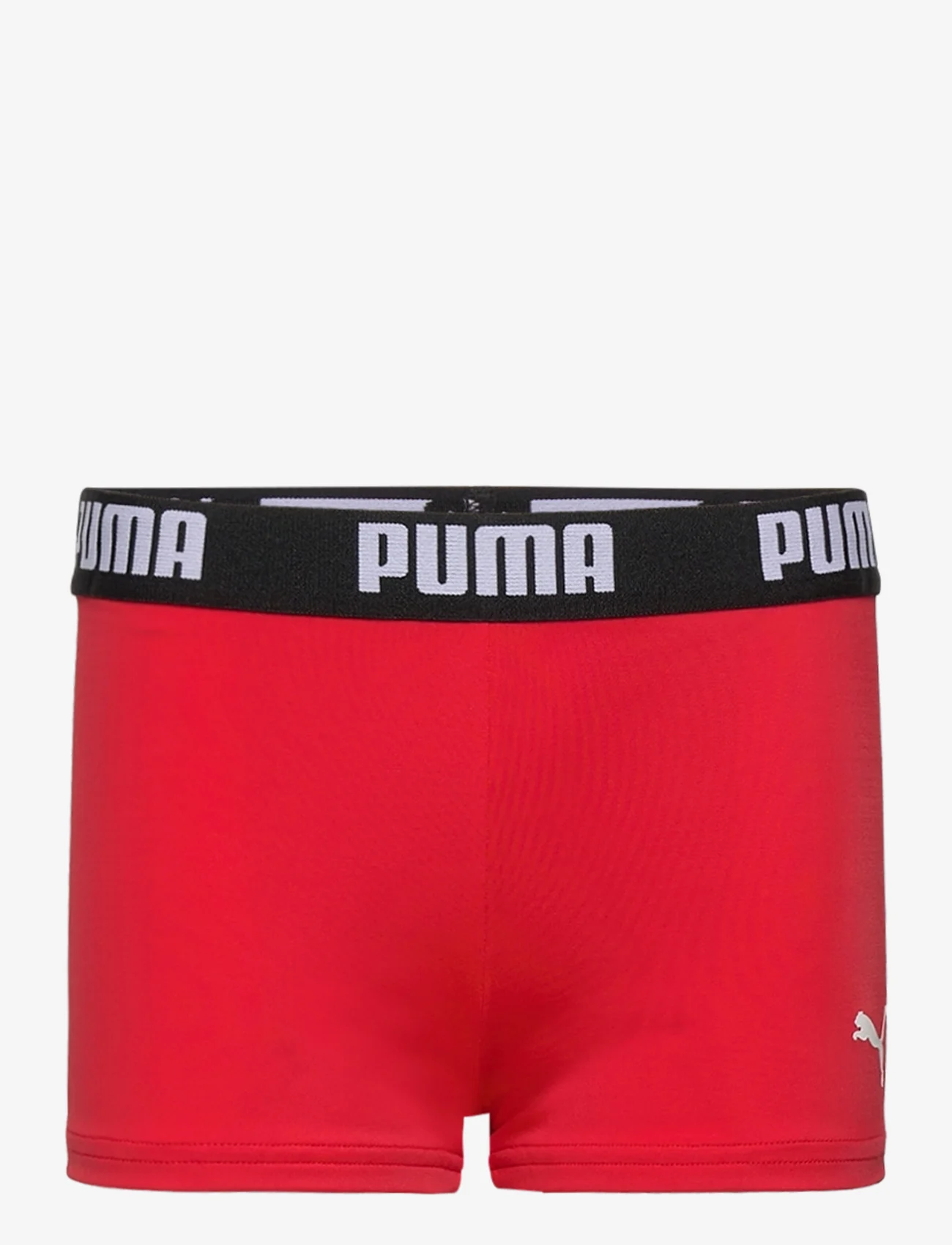 Puma Swim - PUMA SWIM BOYS LOGO SWIM TRUNK 1P - swim shorts - red - 0