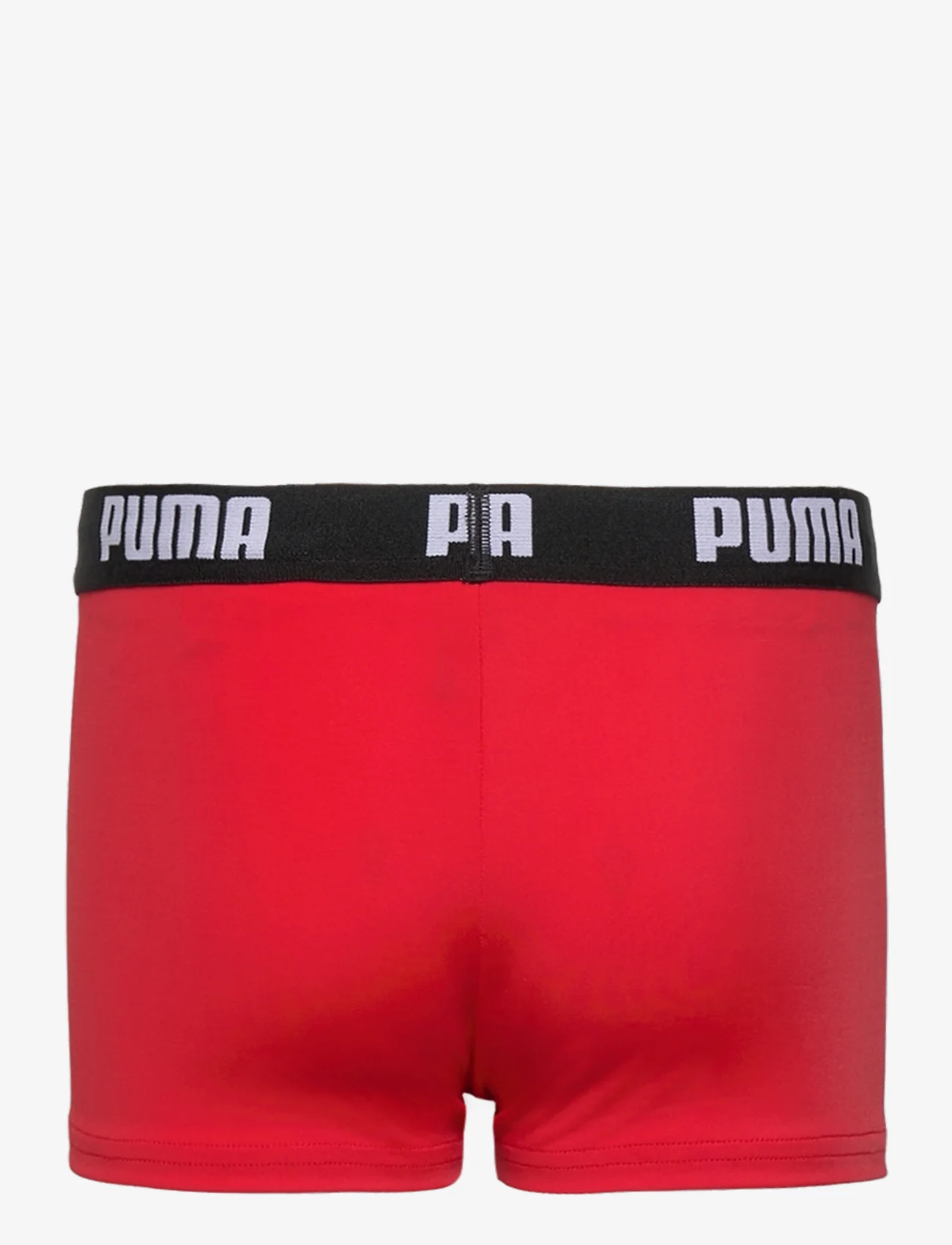 Puma Swim - PUMA SWIM BOYS LOGO SWIM TRUNK 1P - swim shorts - red - 1