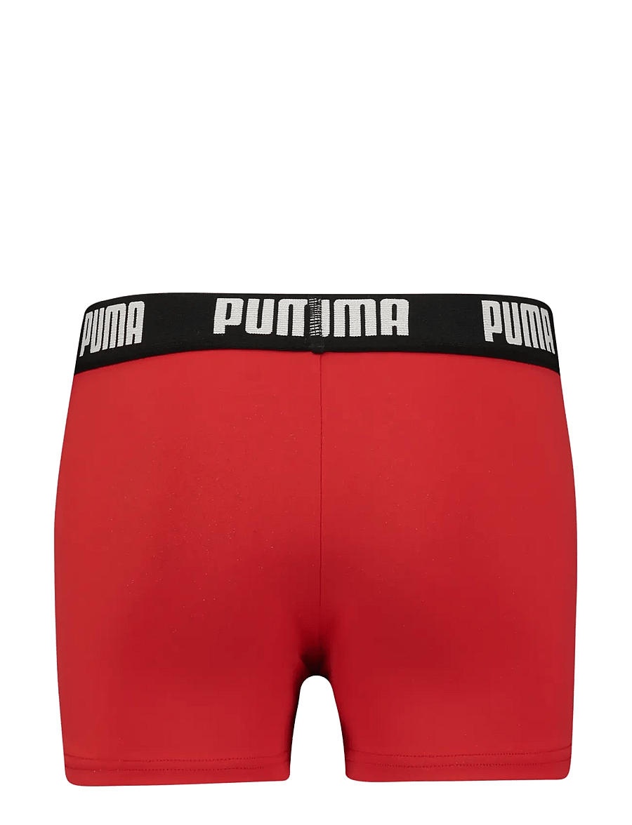 Puma Swim - PUMA SWIM BOYS LOGO TRUNKS 1P - badbyxor - red - 1