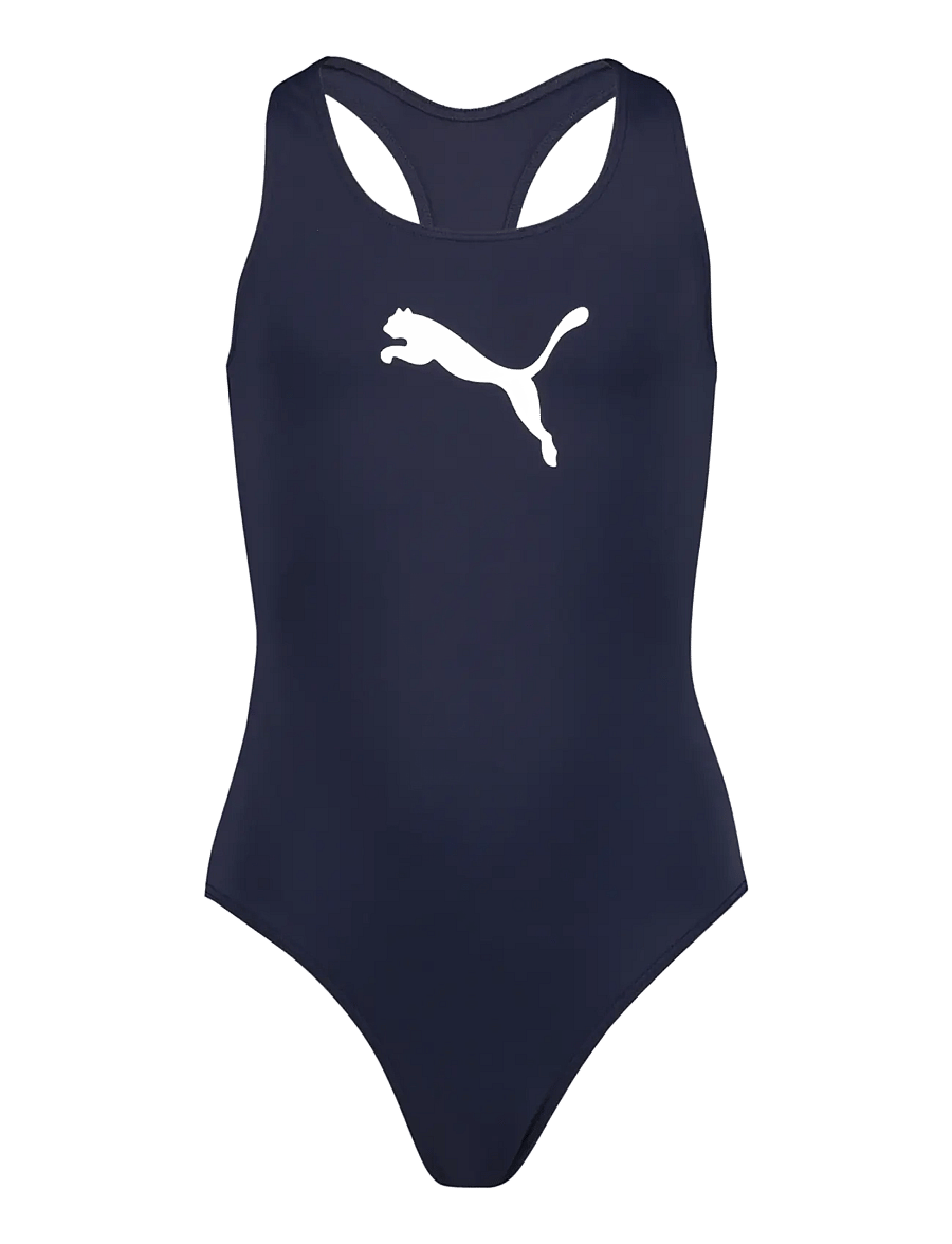 Puma Swim - PUMA SWIM GIRLS RACERBACK SWIMSUIT 1P - maillots 1 pièce - navy - 0