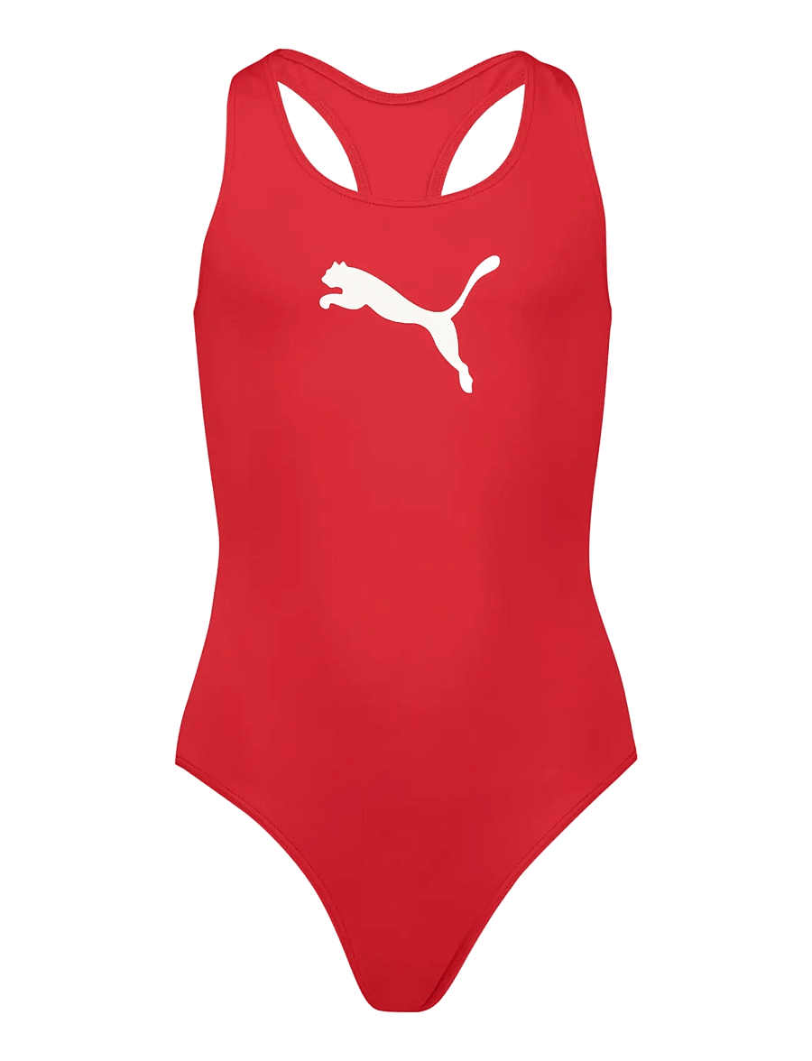 Puma Swim - PUMA SWIM GIRLS RACERBACK SWIMSUIT 1P - badedragter - red - 0