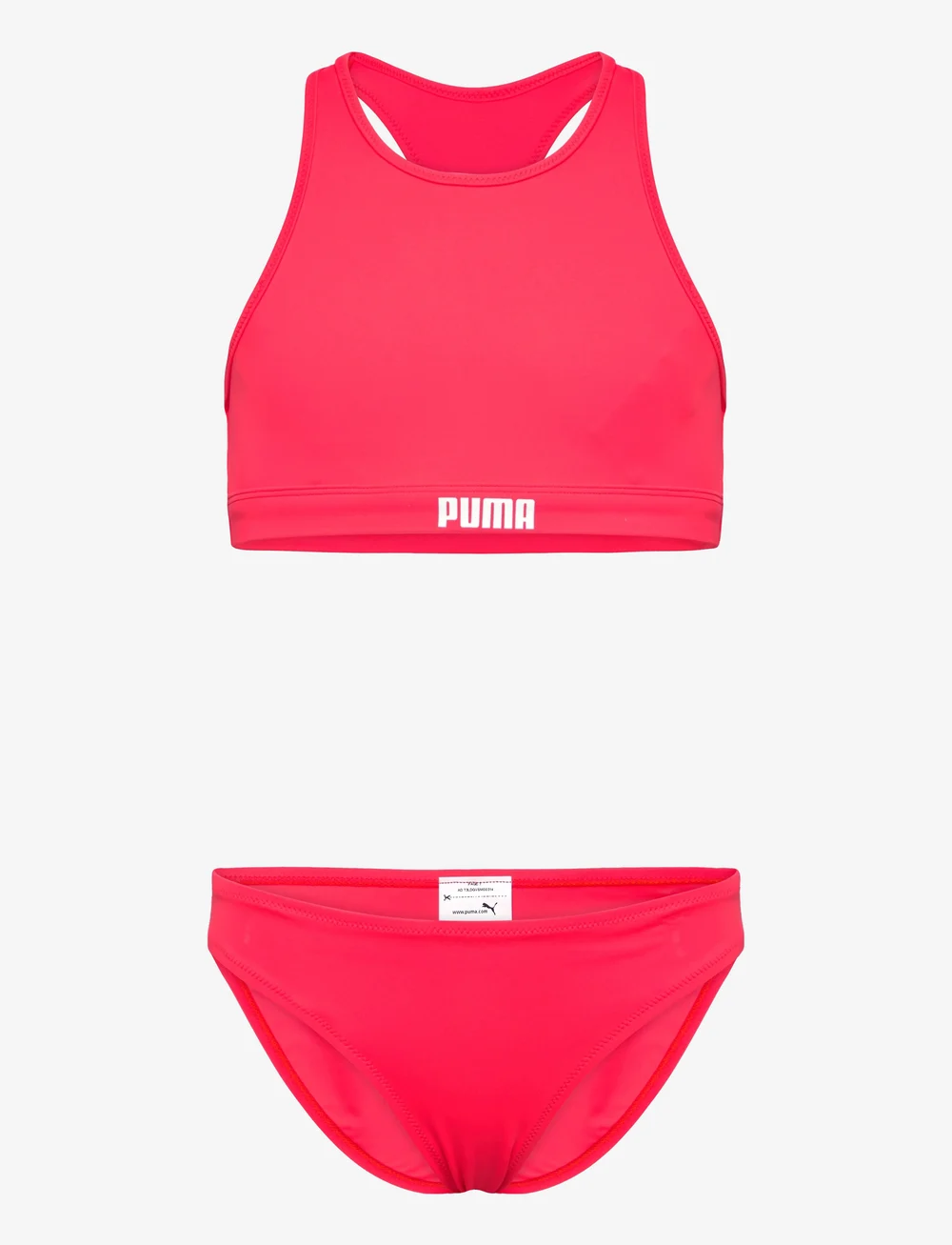 Puma Swim - PUMA SWIM GIRLS RACERBACK BIKINI SET 1P - bikini - bright red - 0
