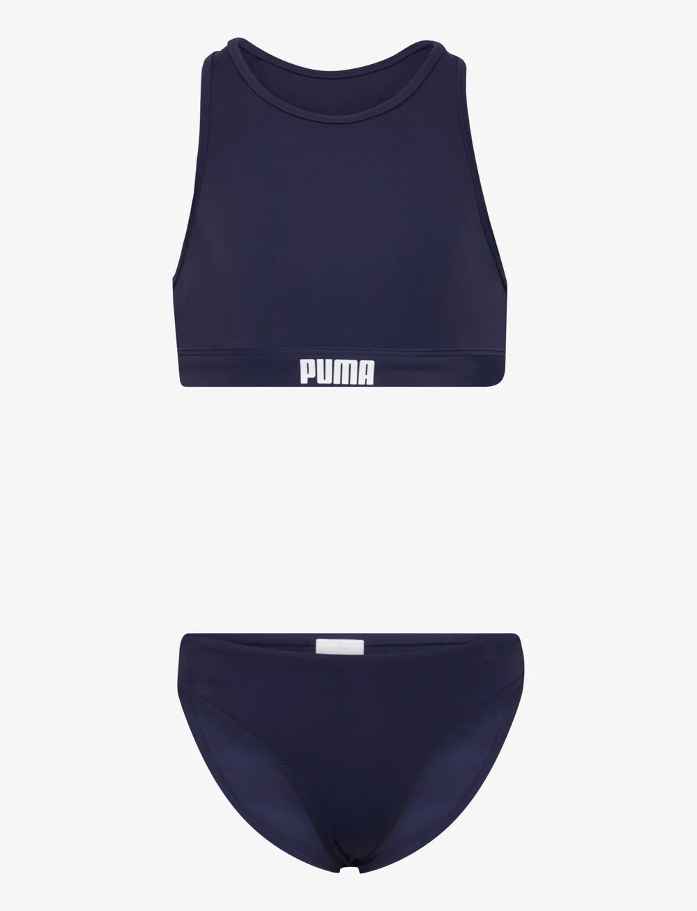Puma Swim - PUMA SWIM GIRLS RACERBACK BIKINI SET 1P - bikinier - navy - 0