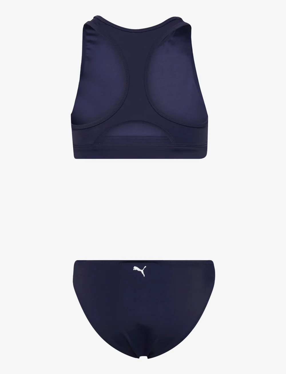 Puma Swim - PUMA SWIM GIRLS RACERBACK BIKINI SET 1P - bikinier - navy - 1