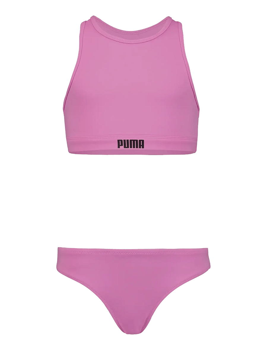 Puma Swim - PUMA SWIM GIRLS RACERBACK BIKINI SET 1P - maudymosi kostiumėliai - opera mauve - 0