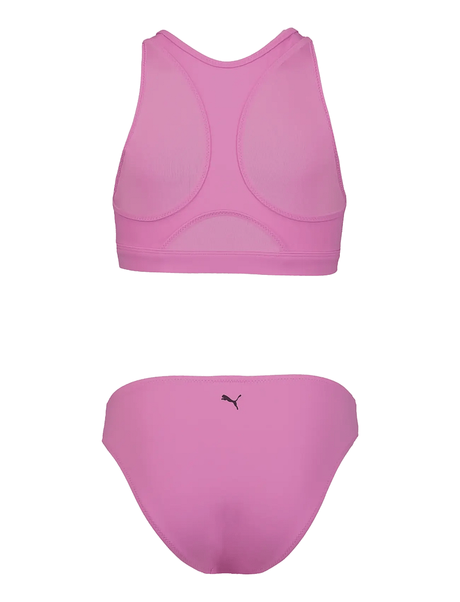 Puma Swim - PUMA SWIM GIRLS RACERBACK BIKINI SET 1P - maudymosi kostiumėliai - opera mauve - 1