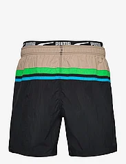 Puma Swim - PUMA SWIM MEN HERITAGE MID SHORTS 1 - swim shorts - beige combo - 1