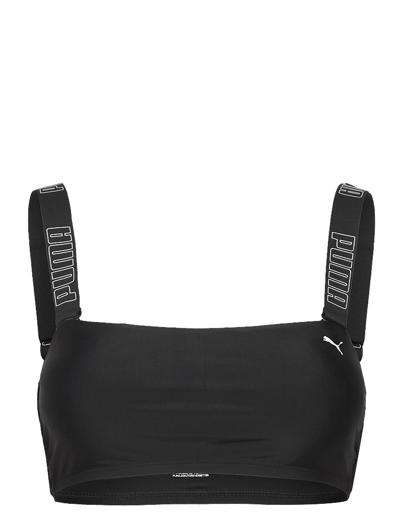 Puma Swim - PUMA SWIM WOMEN BANDEAU TOP 1P - sportsbadetøj - black - 1