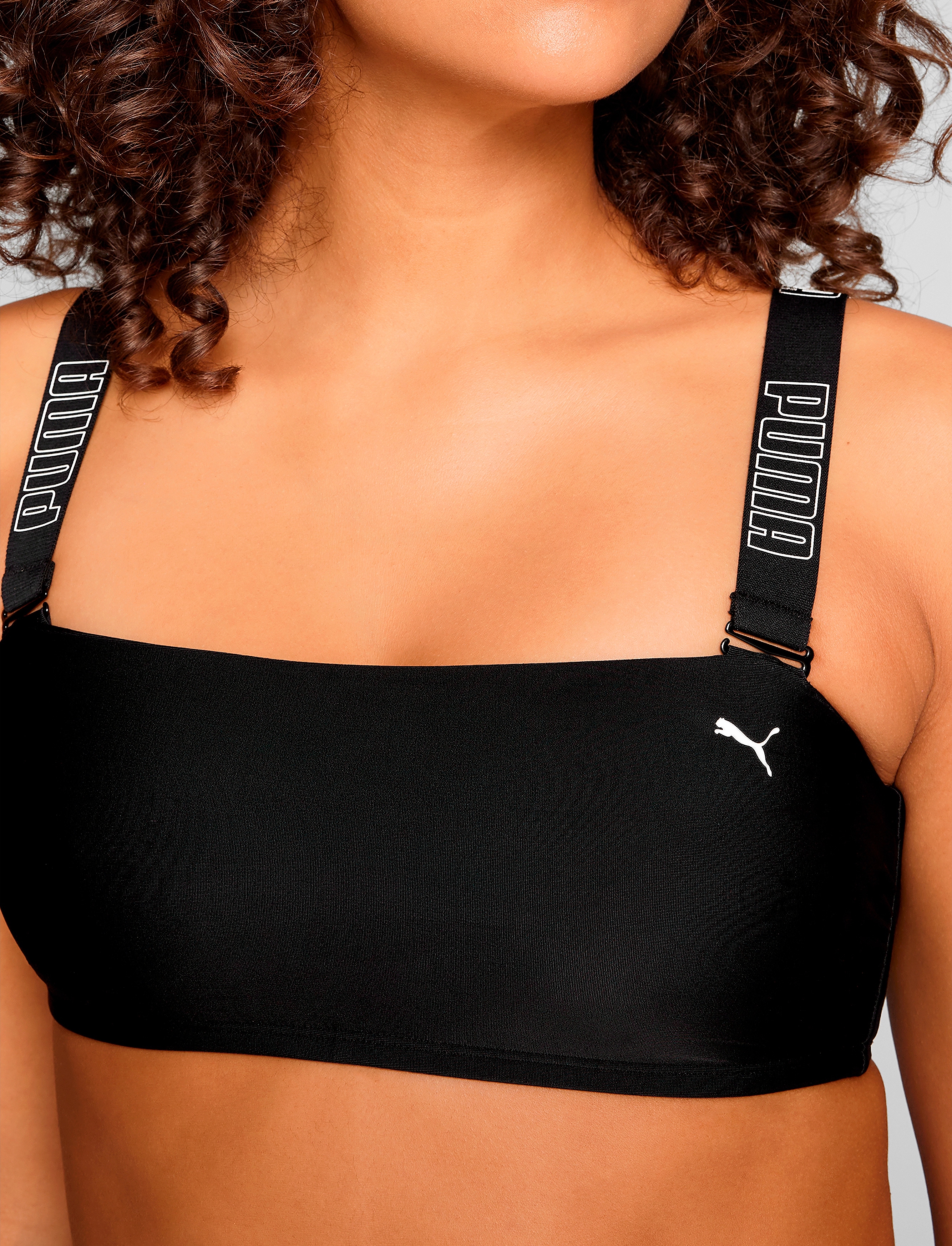 Puma Swim - PUMA SWIM WOMEN BANDEAU TOP 1P - laveste priser - black - 5