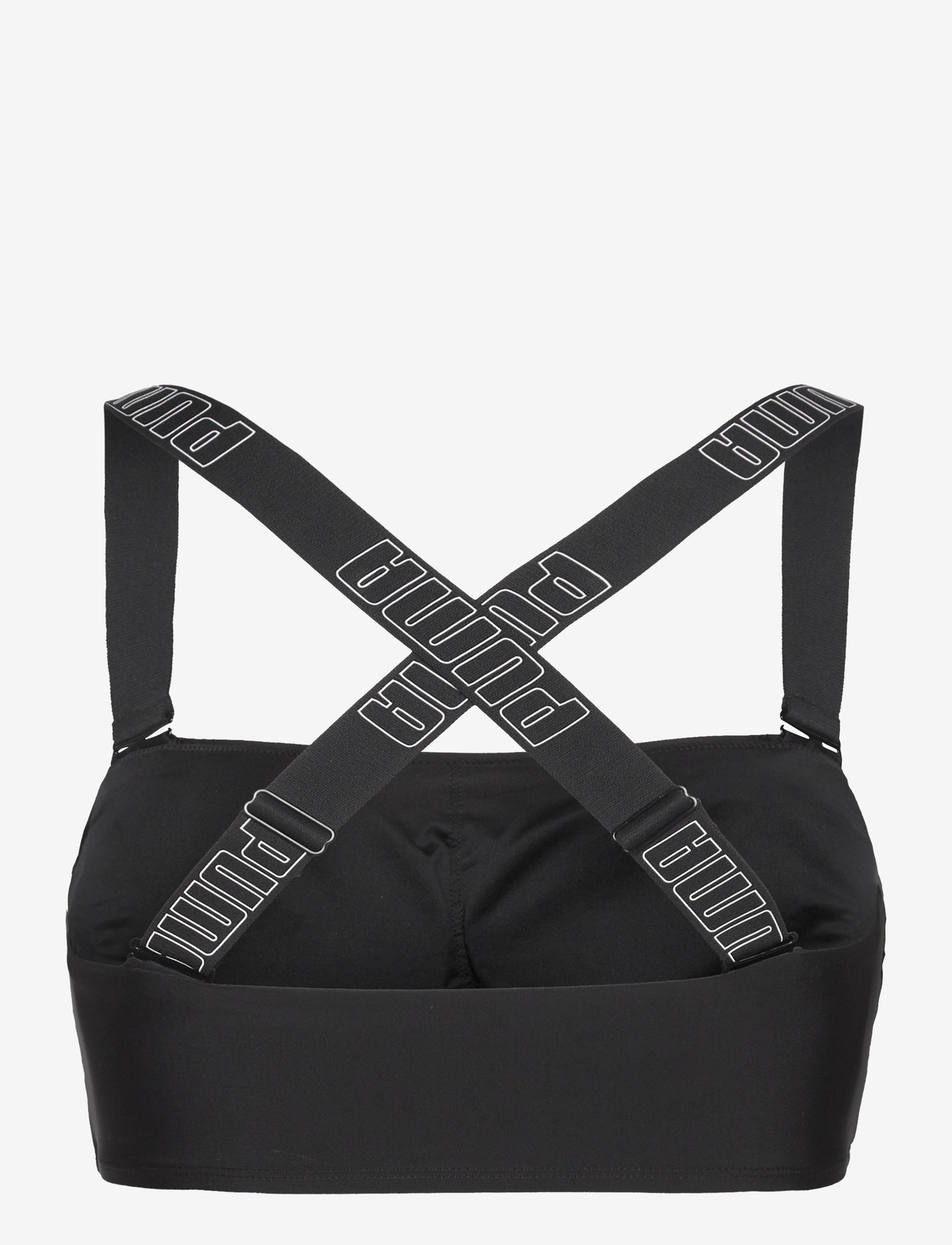 Puma Swim - PUMA SWIM WOMEN BANDEAU TOP 1P - sports swimwear - black - 3