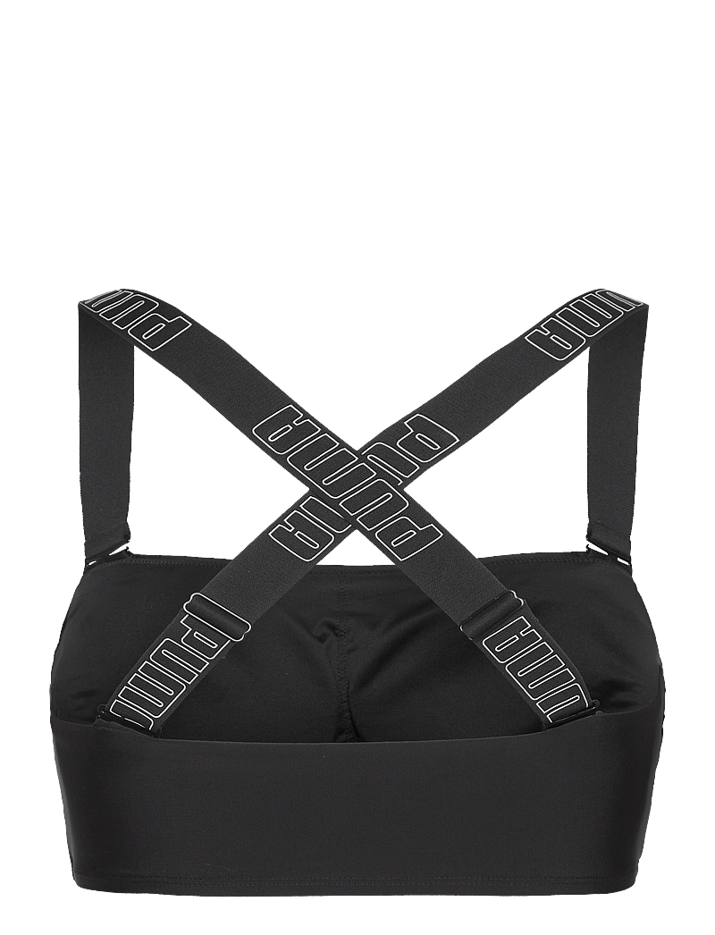 Puma Swim - PUMA SWIM WOMEN BANDEAU TOP 1P - sportsbadetøj - black - 3