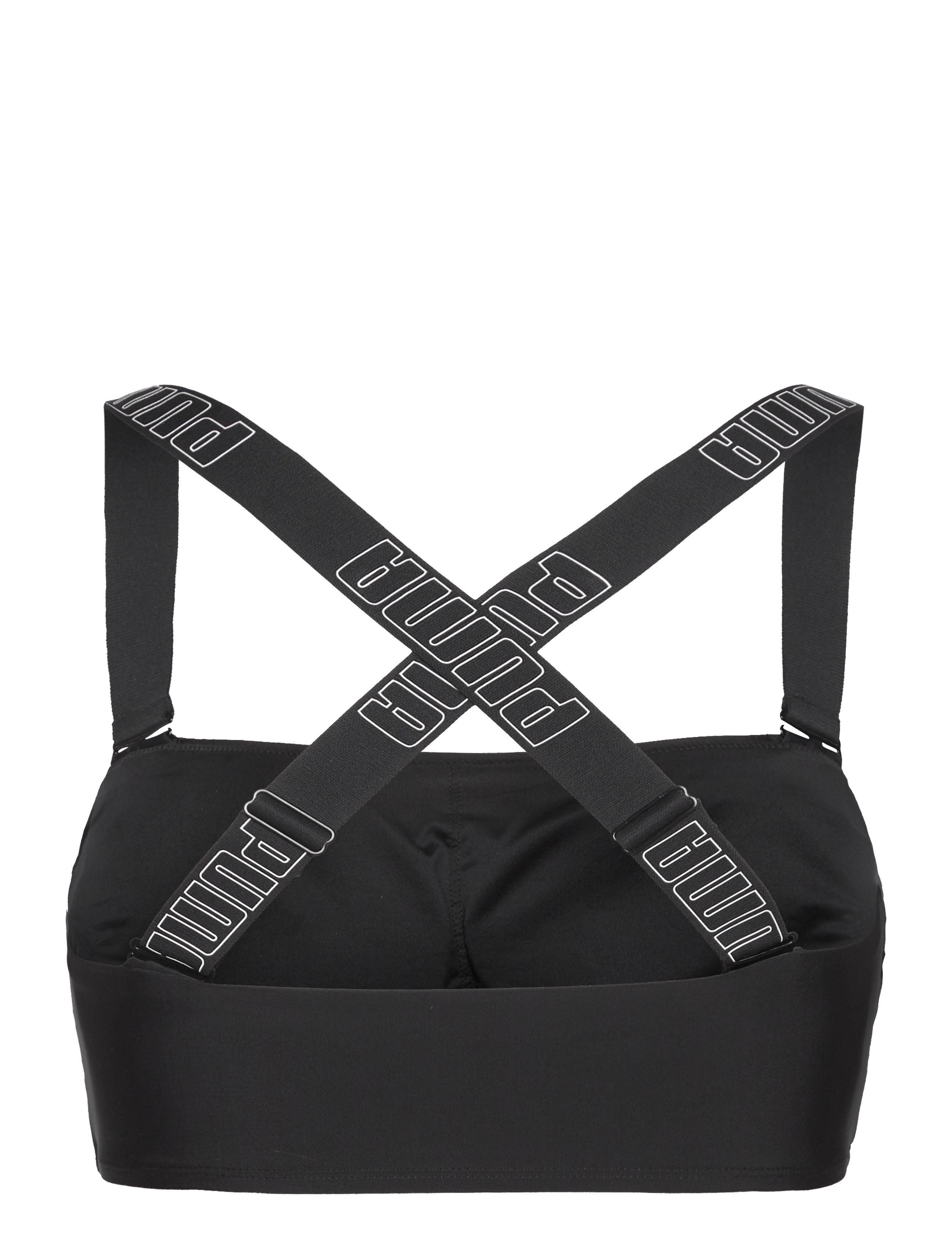 Puma Swim - PUMA SWIM WOMEN BANDEAU TOP 1P - sportlikud ujumisriided - black - 3