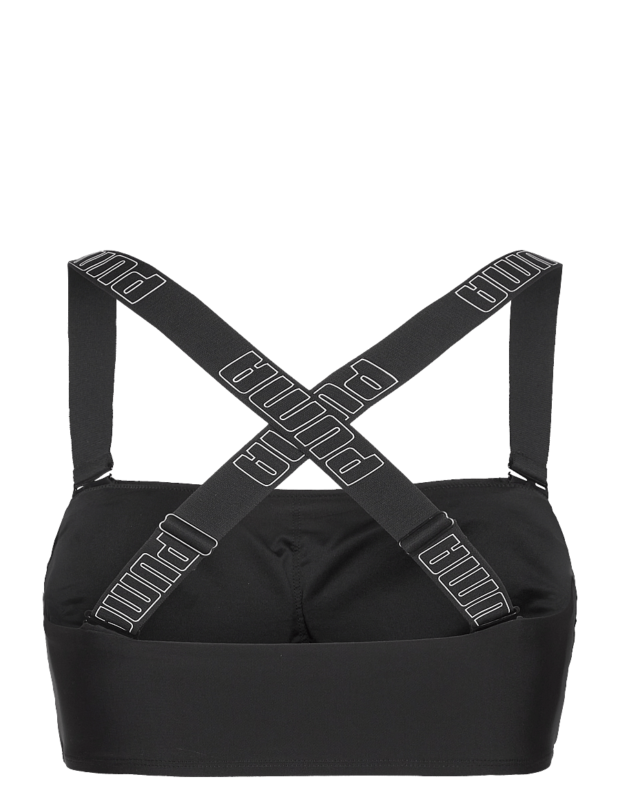 Puma Swim - PUMA SWIM WOMEN BANDEAU TOP 1P - sportlikud ujumisriided - black - 3