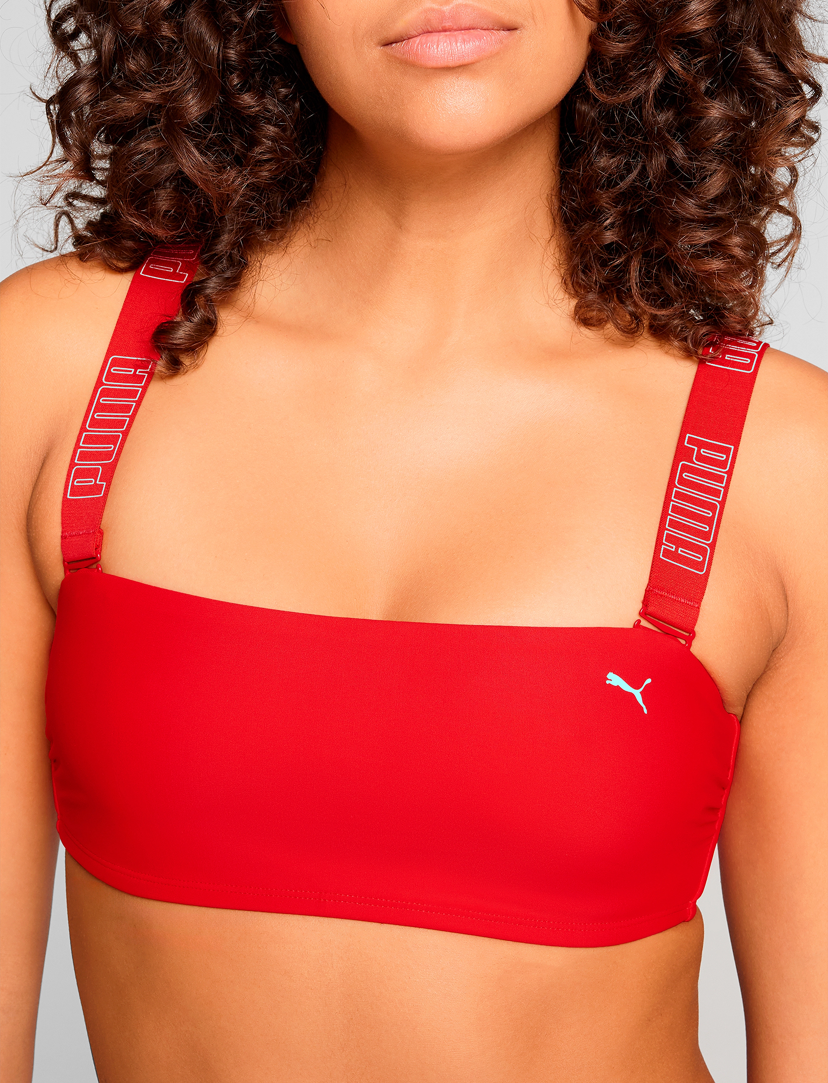 Puma Swim Women Bandeau Top 1P bikiniöverdelar – bild 8