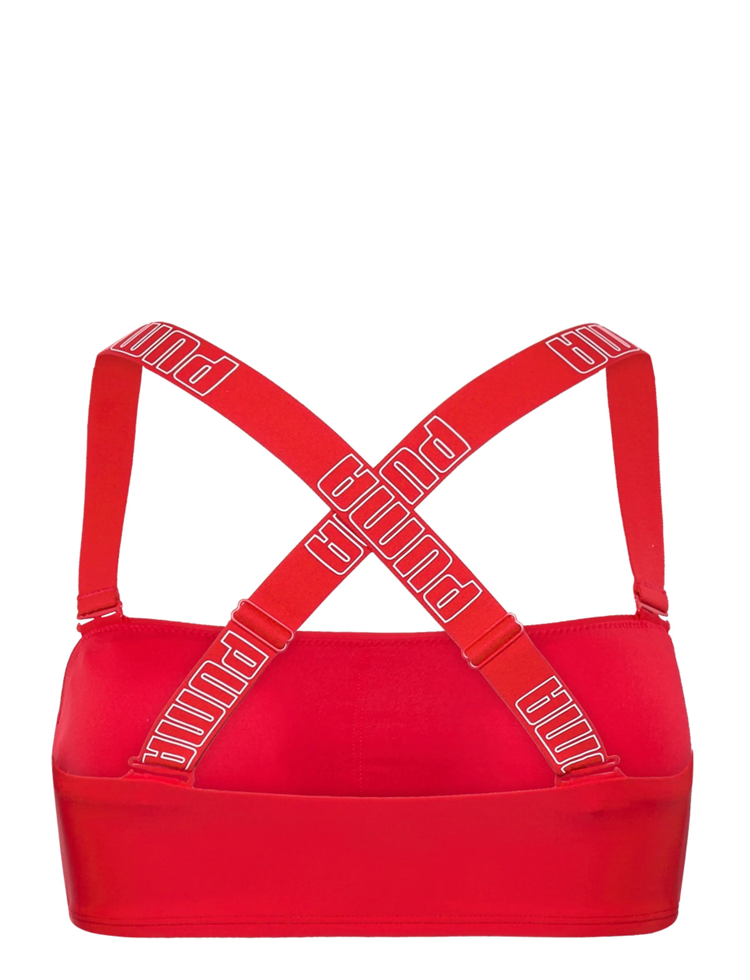 Puma Swim - PUMA SWIM WOMEN BANDEAU TOP 1P - maudymosi drabužiai - red - 3