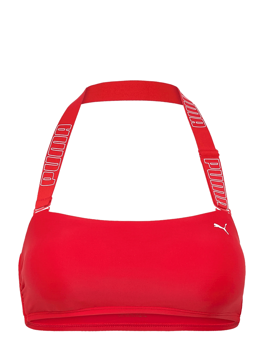 Puma Swim - PUMA SWIM WOMEN BANDEAU TOP 1P - maudymosi drabužiai - red - 4