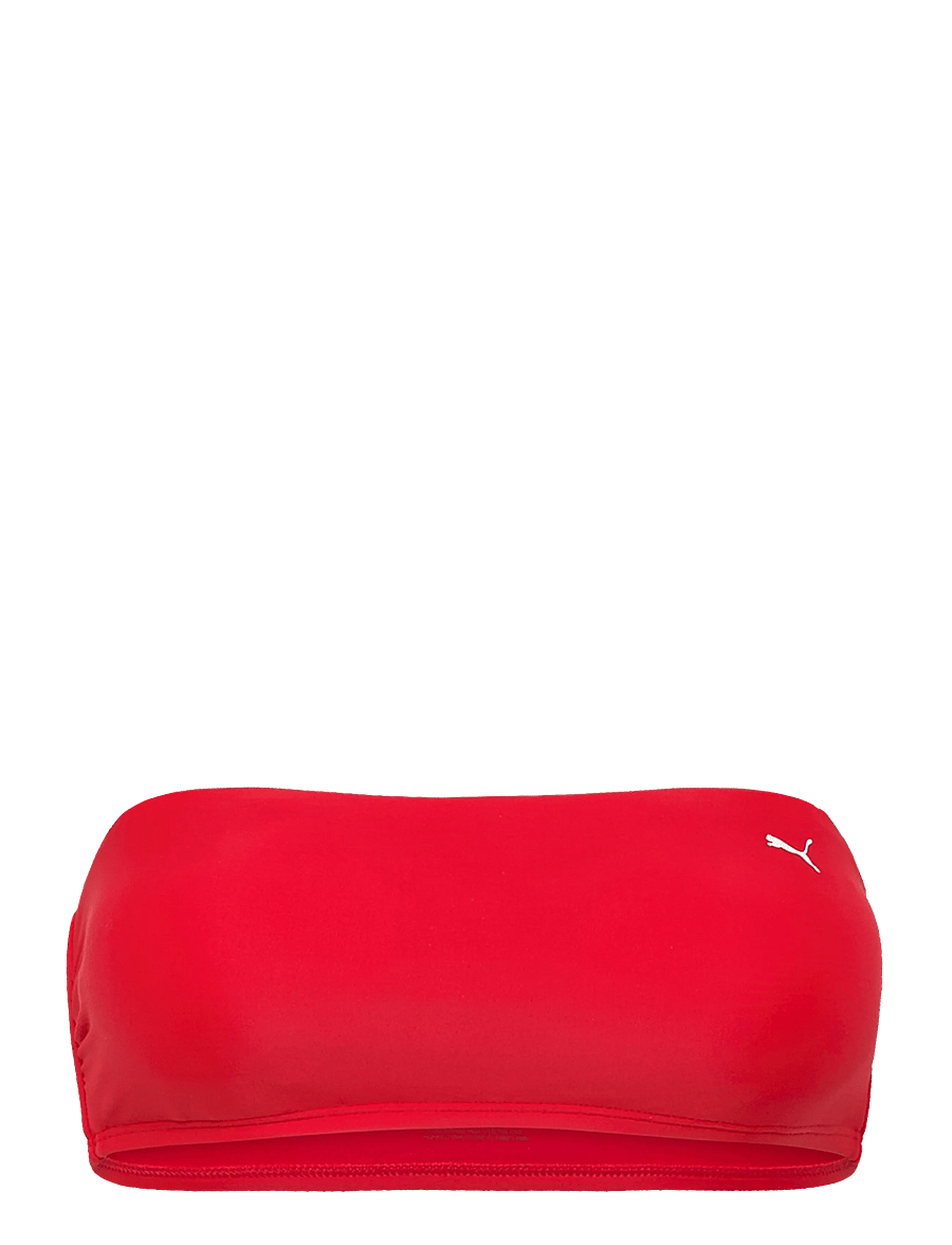 Puma Swim - PUMA SWIM WOMEN BANDEAU TOP 1P - maudymosi drabužiai - red - 5