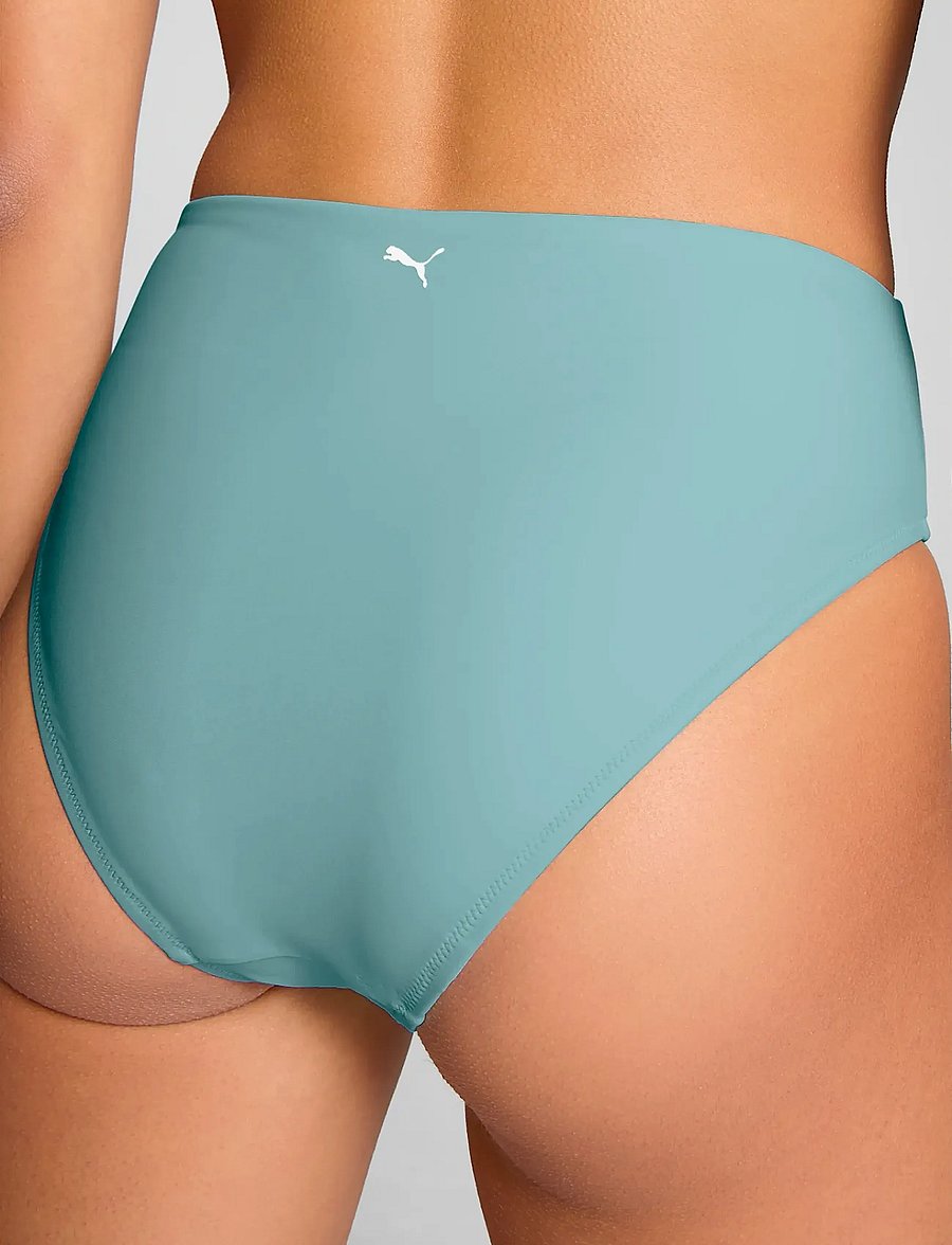 Puma Swim - PUMA SWIM WOMEN HIGH WAIST BRIEFS 1P - sportsbadetøj - mint - 5