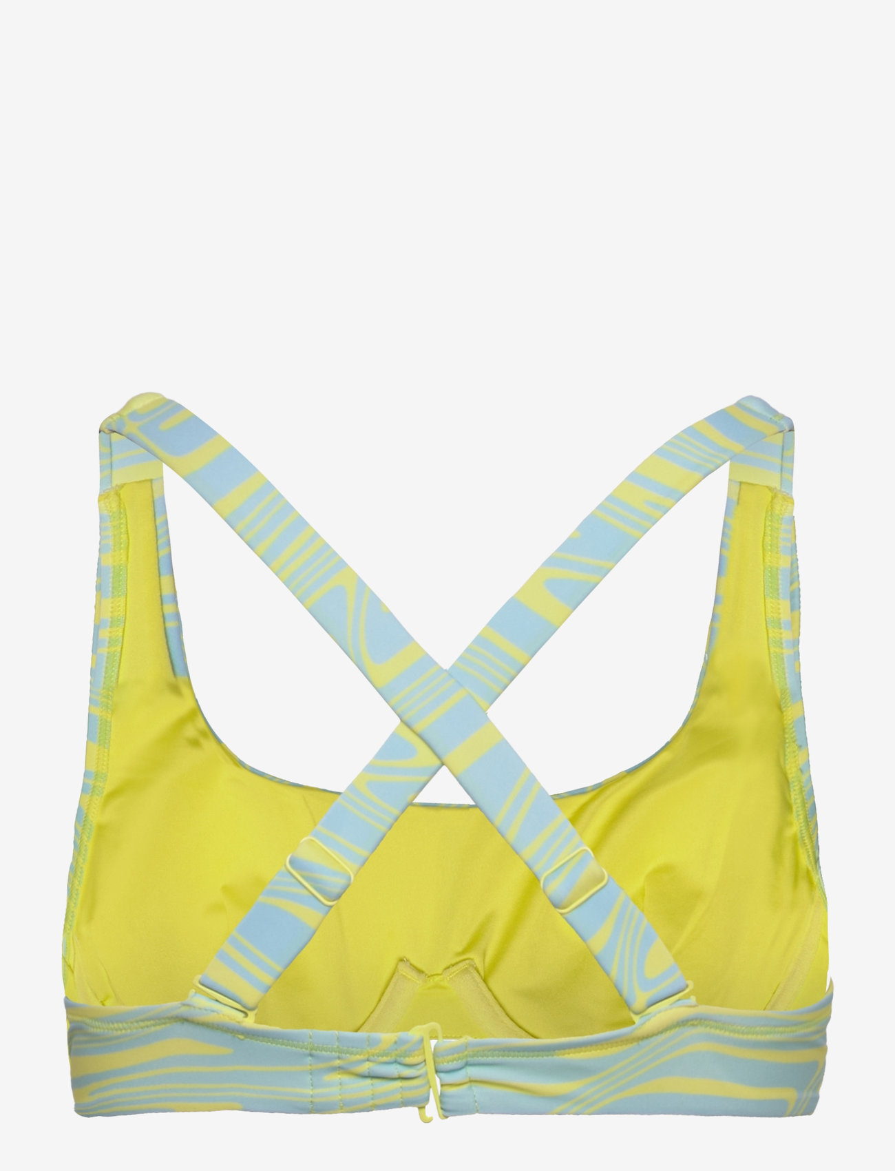 Puma Swim - PUMA SWIM WOMEN PRINTED SCOOP TOP 1P - sportsbadetøj - lemon / mint - 2