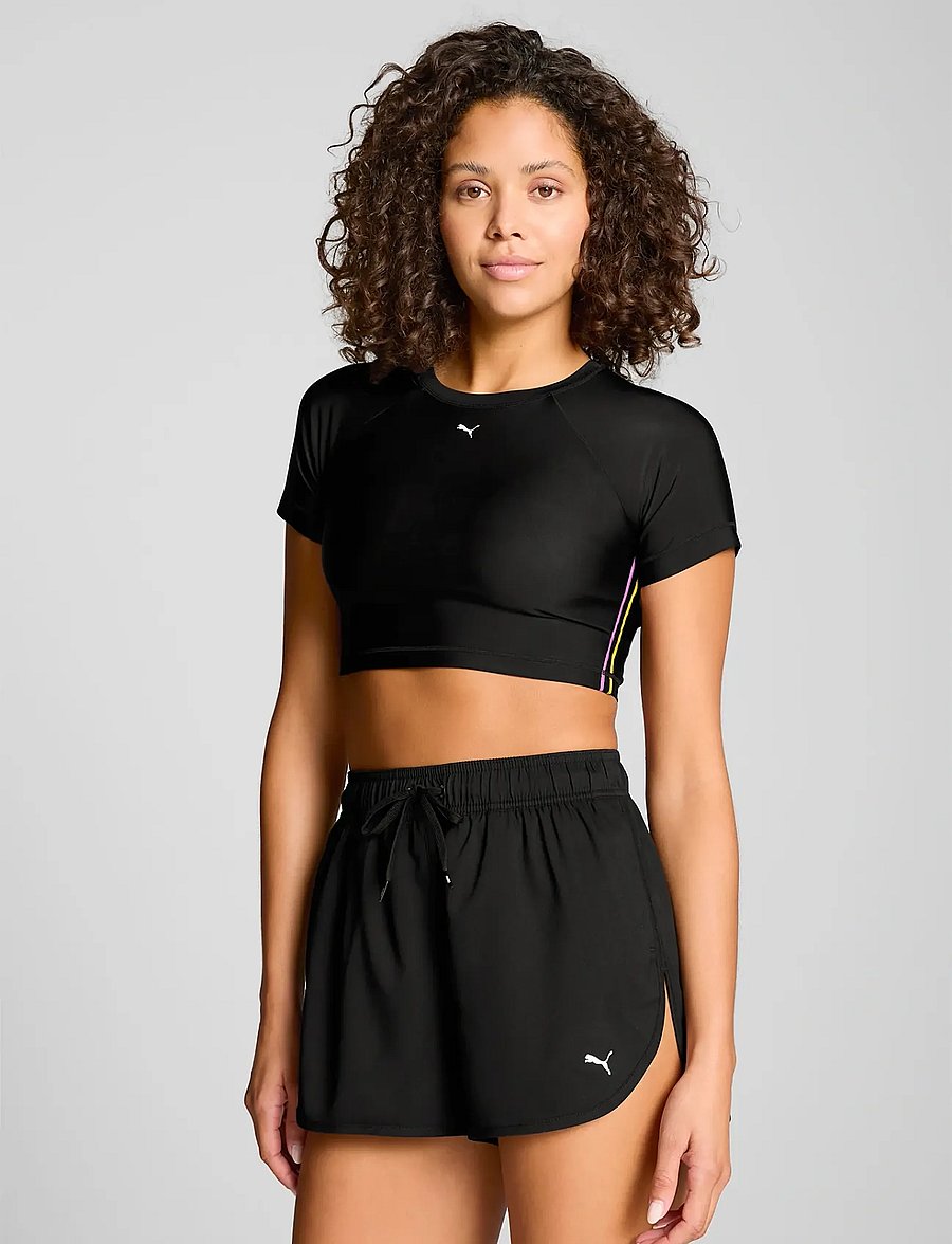 Puma Swim - PUMA SWIM WOMEN WOVEN SHORTS 1P - black - 0