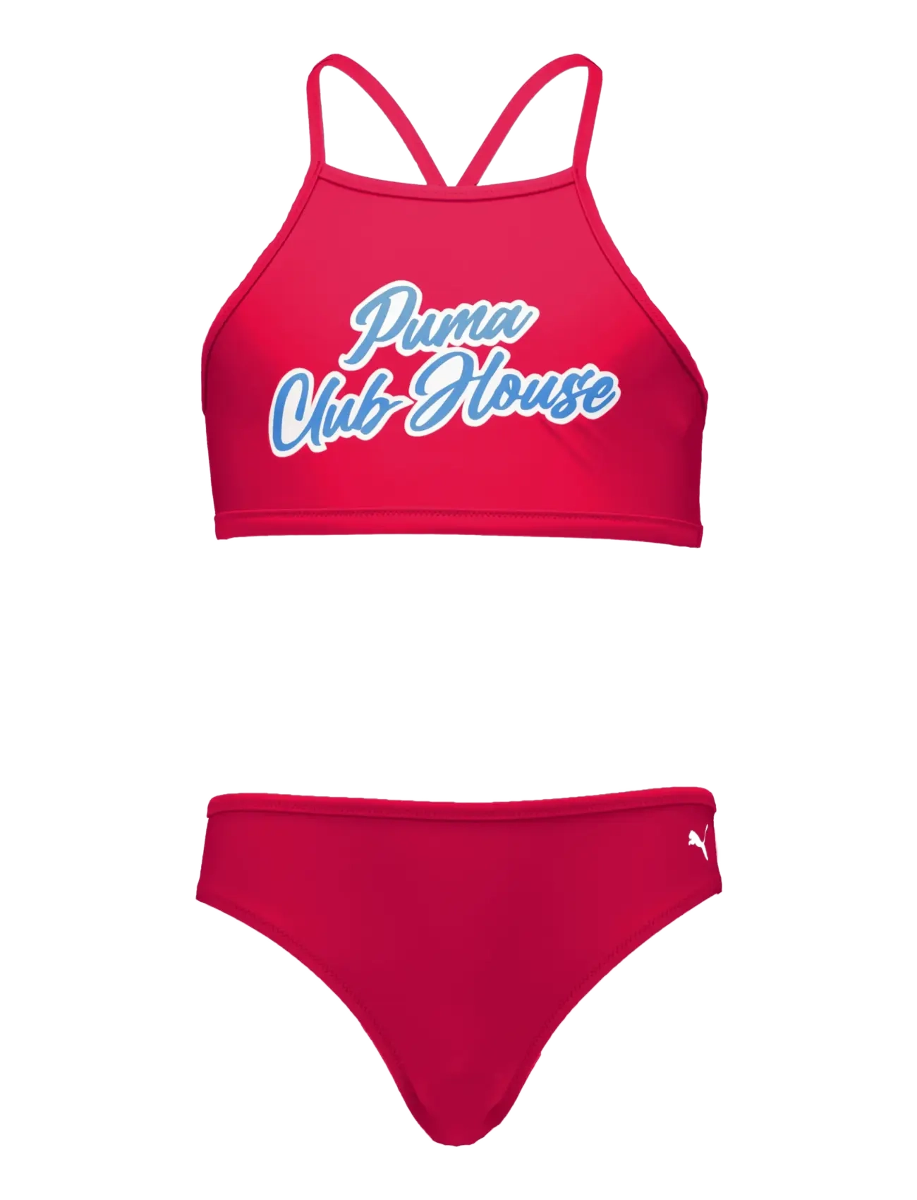 PUMA SWIM Puma Swim Mädchen Club House Bikini Set 1P Rot - 152 - Kinder