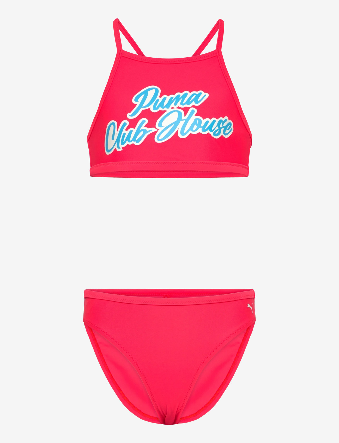 Puma Swim - PUMA SWIM GIRLS CLUB HOUSE BIKINI SET 1P - bikinis - bright red - 0