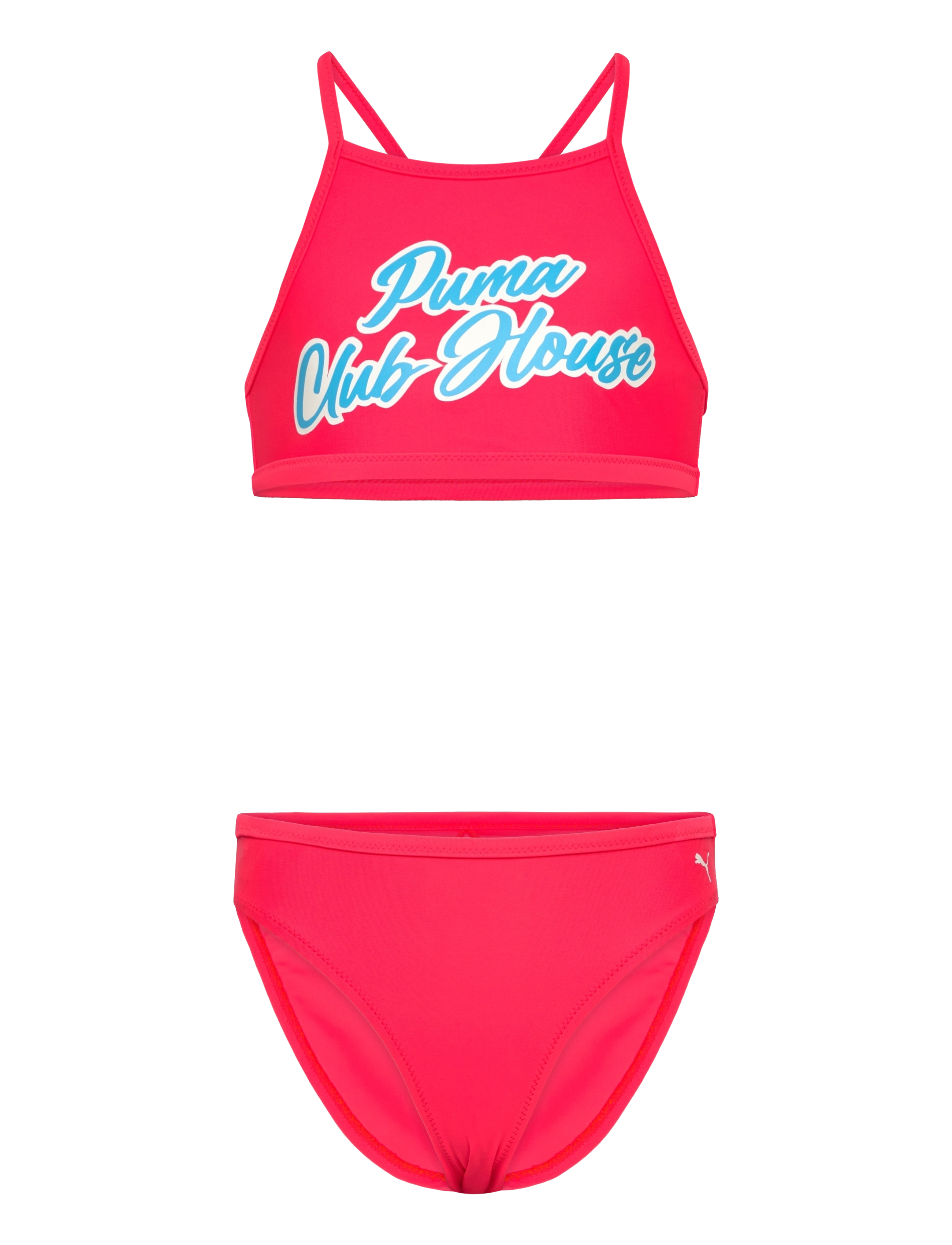 Puma Swim PUMA SWIM GIRLS CLUB HOUSE BIKINI SET 1P - Badetøj - BRIGHT RED / red