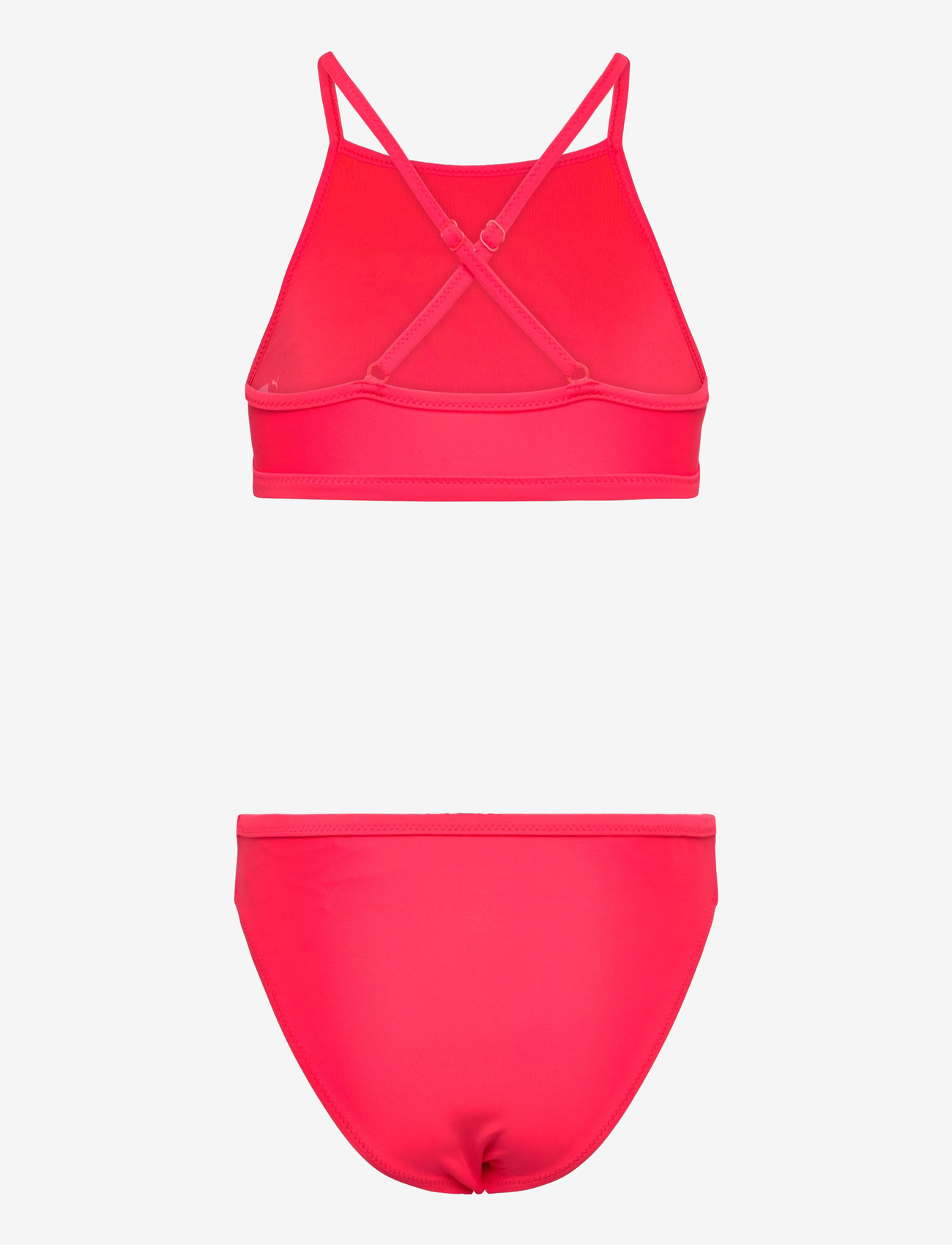Puma Swim - PUMA SWIM GIRLS CLUB HOUSE BIKINI SET 1P - bikinis - bright red - 1