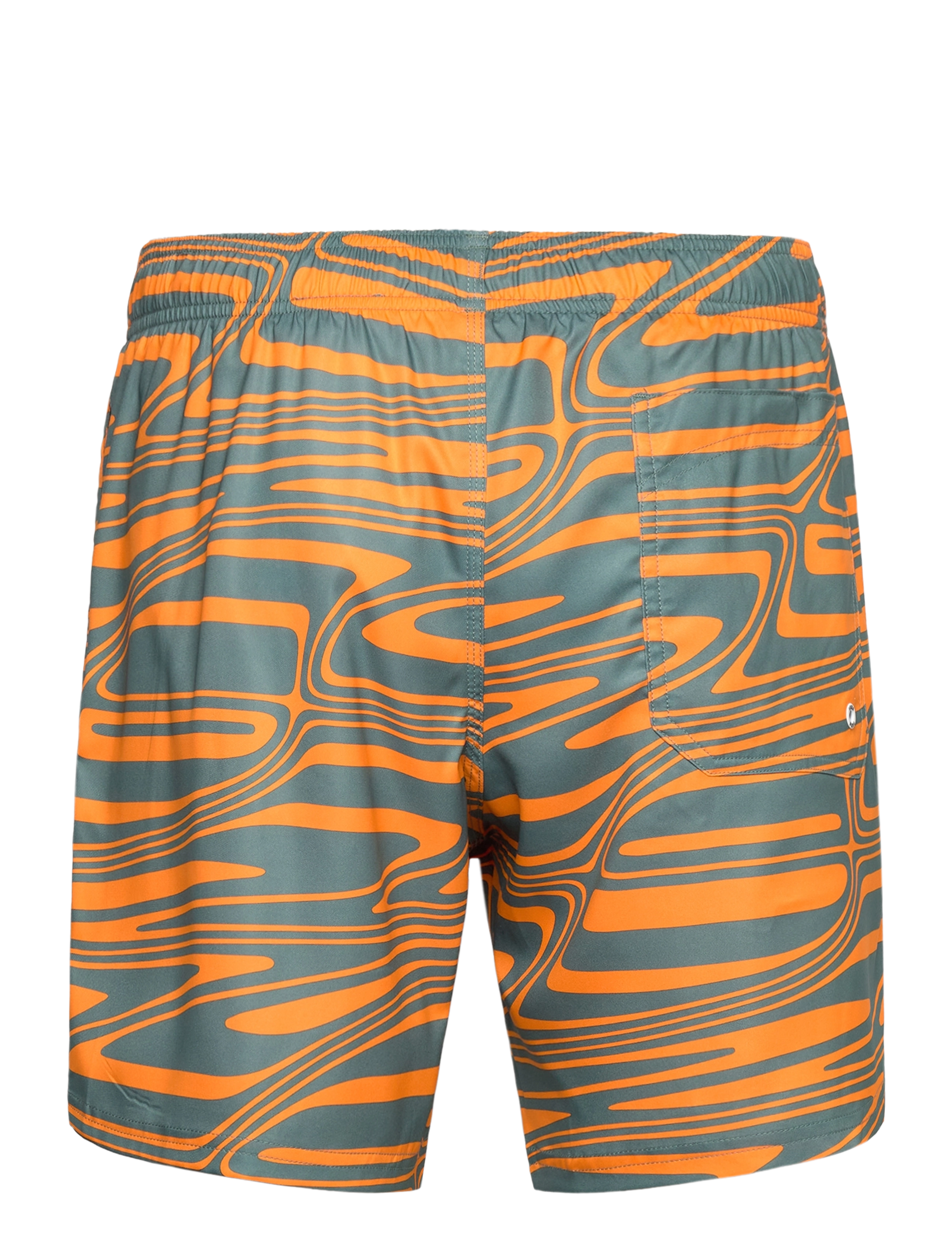 Puma Swim - PUMA SWIM MEN FORMSTRIP MID SHORTS 1P - orange / dark sage - 1