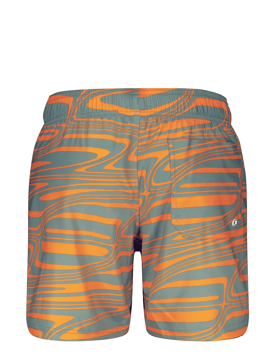 Puma Swim - PUMA SWIM MEN FORMSTRIP MID SHORTS 1P - orange / dark sage - 2
