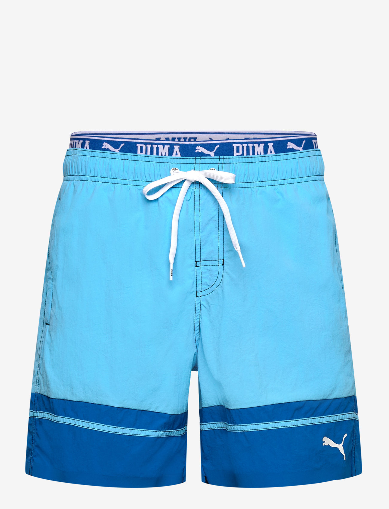 Puma Swim - PUMA SWIM MEN COLOUR BLOCK MID SHORTS 1P - badebukser - blue combo - 0