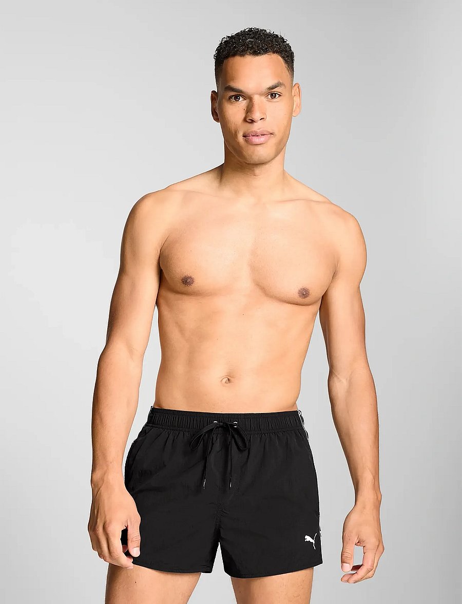 Puma Swim - PUMA SWIM MEN CRINKLE SHORT SHORTS 1P - black - 0