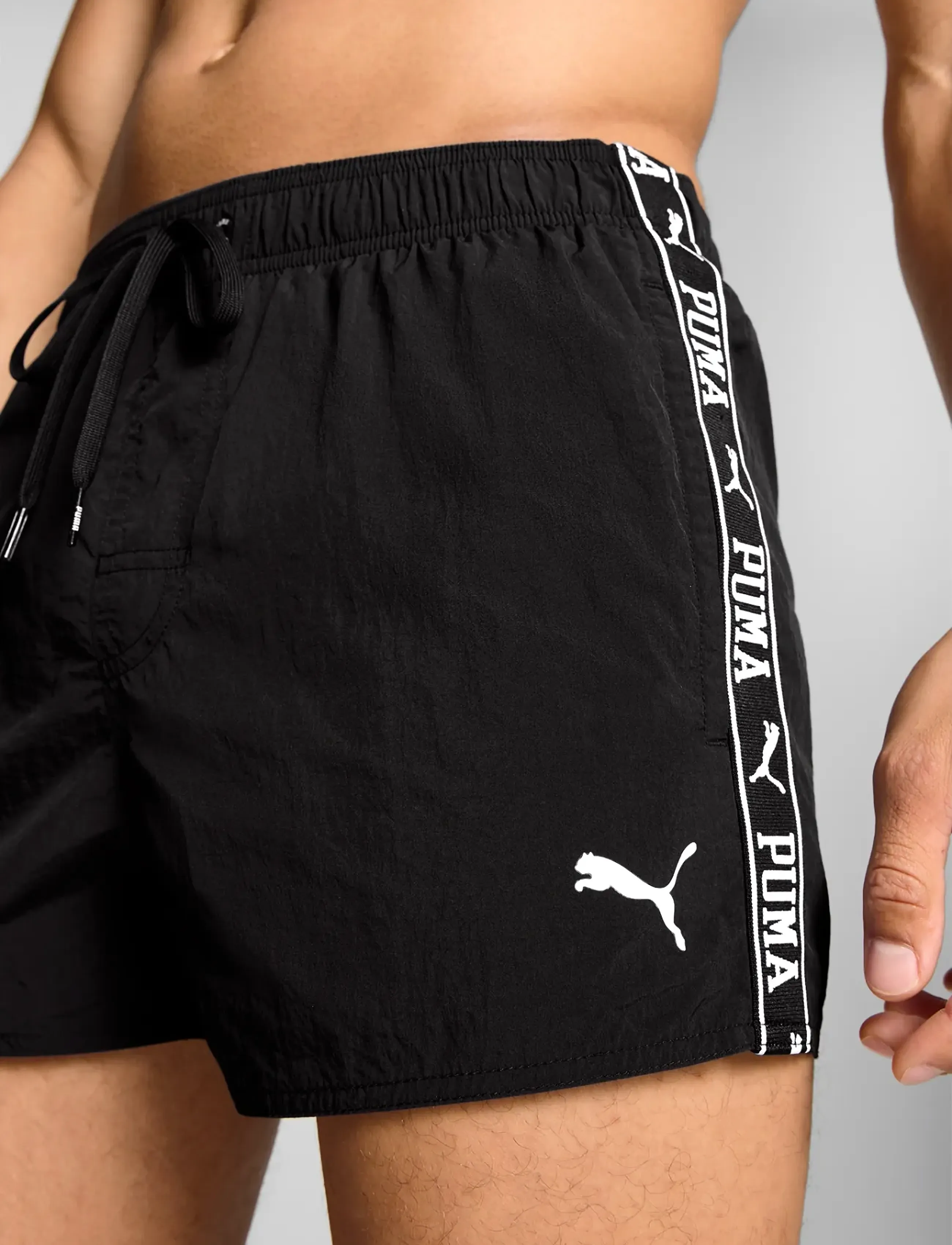 Puma Swim - PUMA SWIM MEN CRINKLE SHORT SHORTS 1P - black - 5
