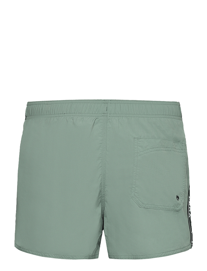 Puma Swim - PUMA SWIM MEN CRINKLE SHORT SHORTS 1P - badehosen - dark sage - 1