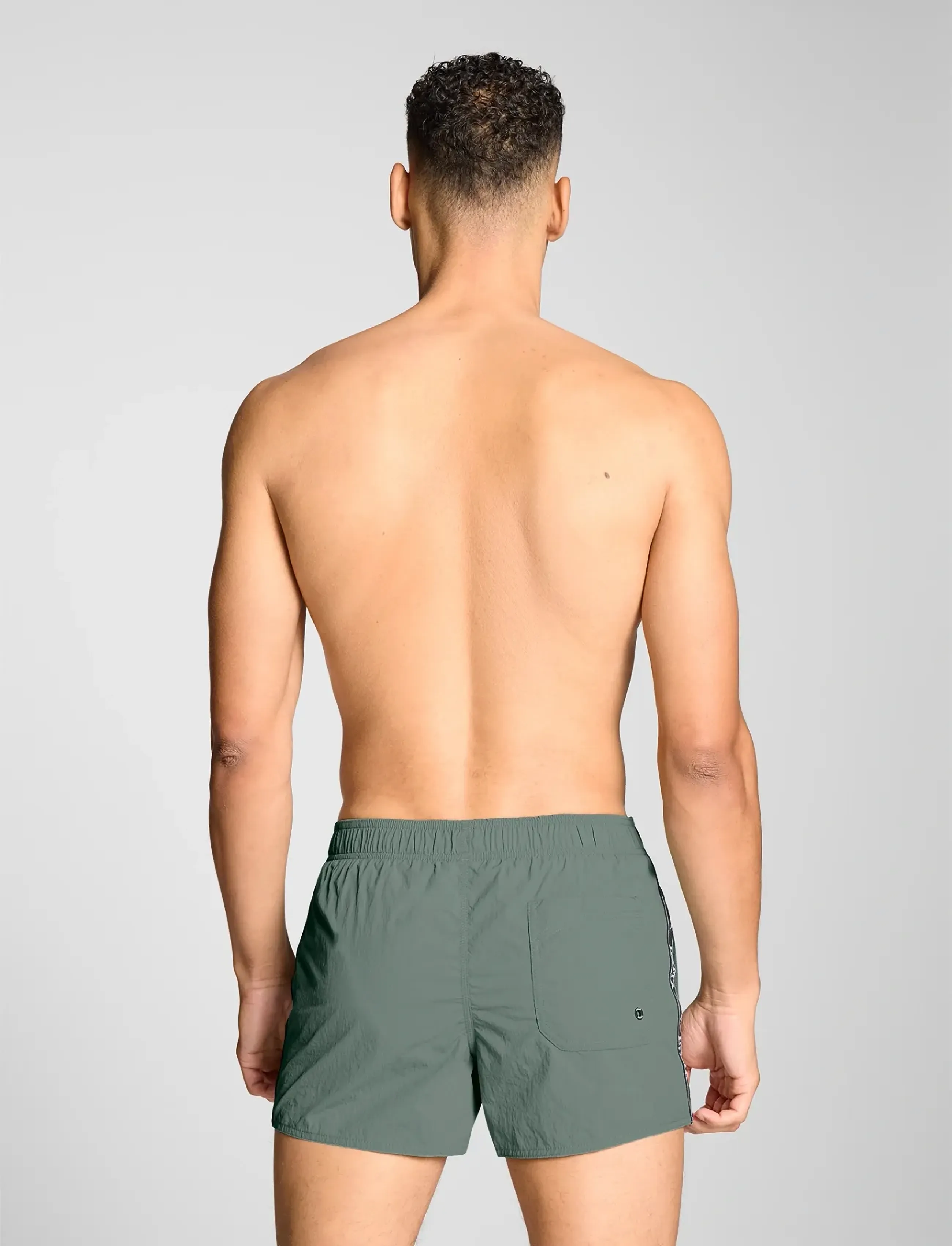 Puma Swim - PUMA SWIM MEN CRINKLE SHORT SHORTS 1P - dark sage - 3