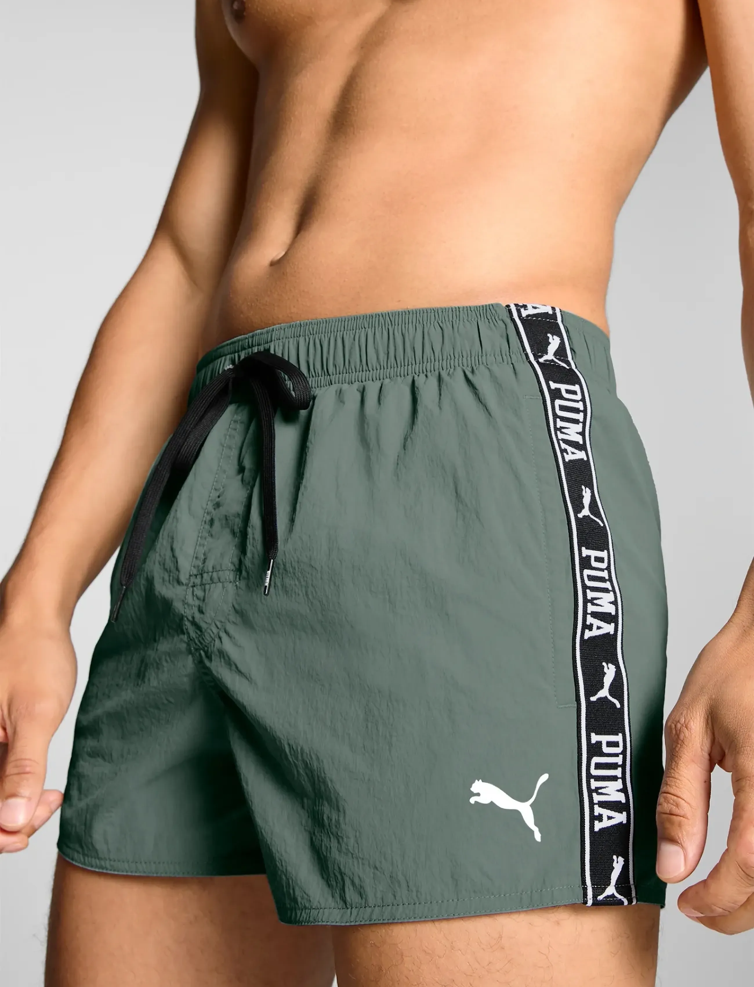Puma Swim - PUMA SWIM MEN CRINKLE SHORT SHORTS 1P - dark sage - 5