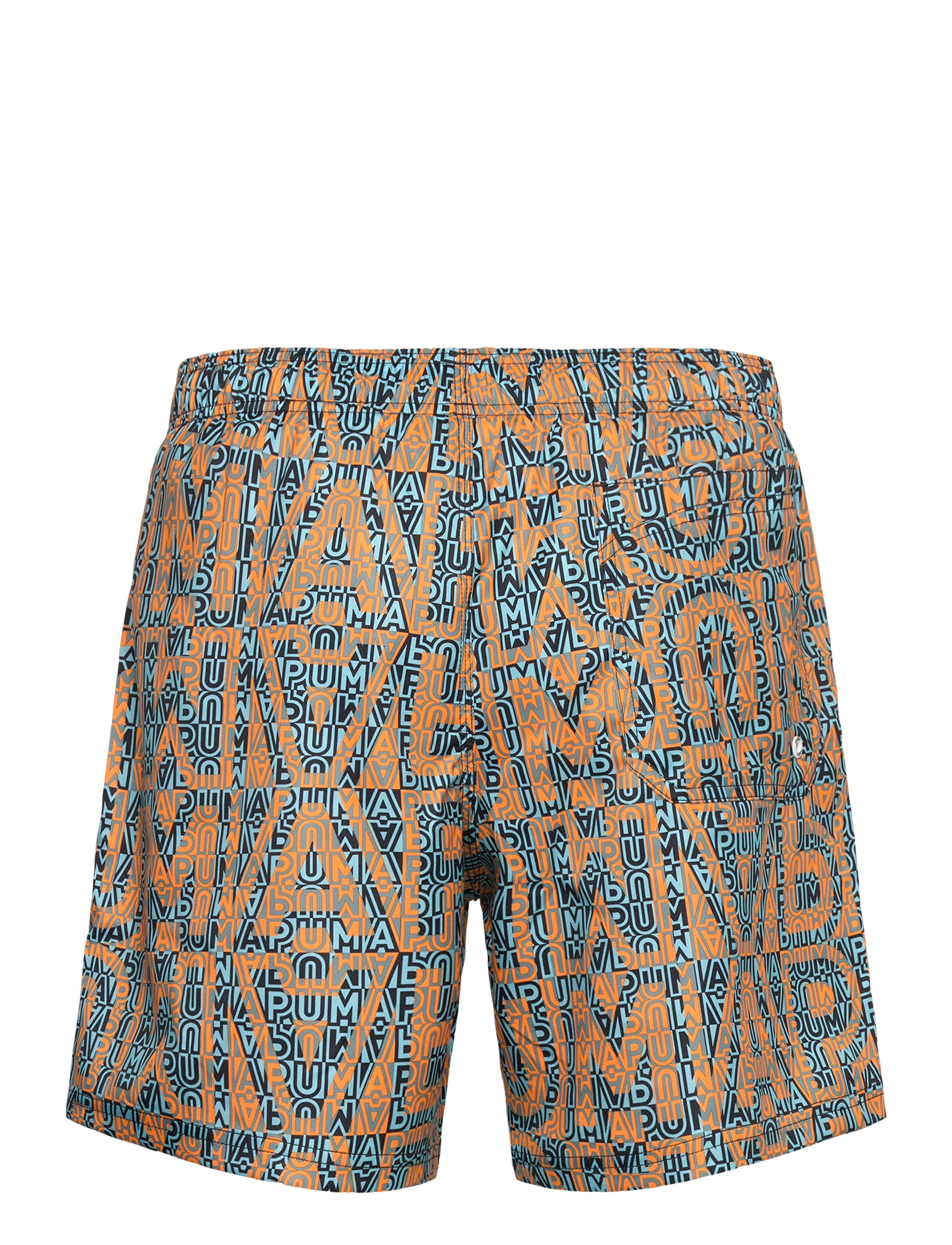 Puma Swim - PUMA SWIM MEN PRINTED MID SHORTS 1P - lühikesed ujumispüksid - orange / mint - 3