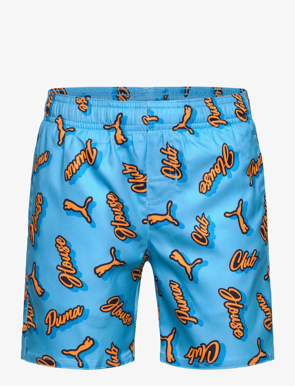 Puma Swim - PUMA SWIM BOYS CLUB HOUSE MID SHORTS 1P - badehosen - orange / blue - 0