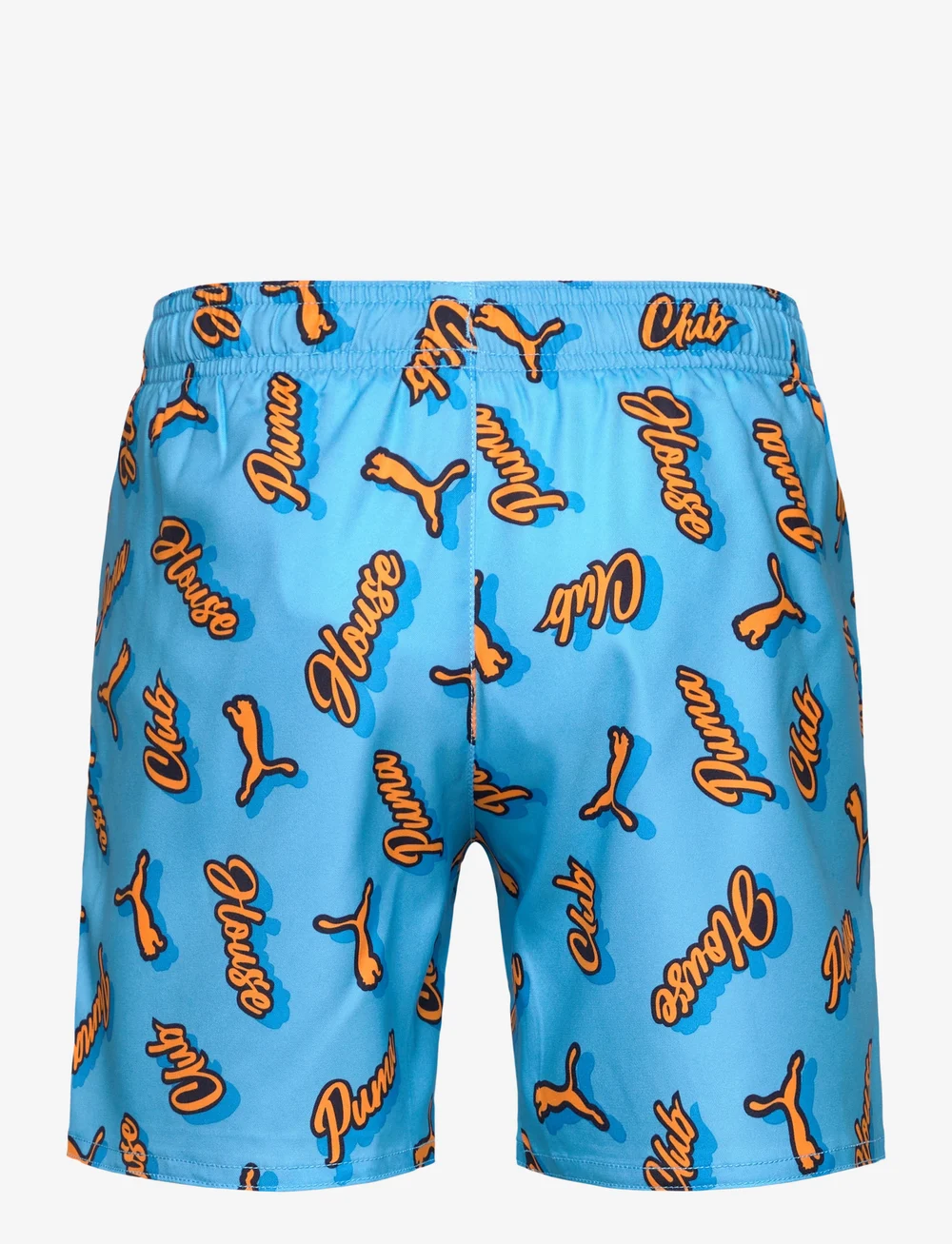 Puma Swim - PUMA SWIM BOYS CLUB HOUSE MID SHORTS 1P - badehosen - orange / blue - 1
