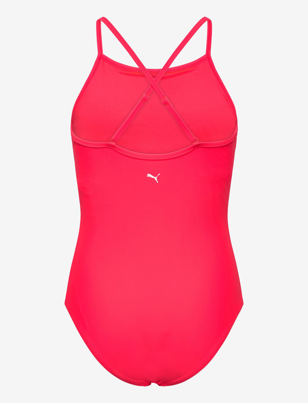 Puma Swim - PUMA SWIM GIRLS CLUB HOUSE SWIMSUIT 1P - badeanzüge - bright red - 1