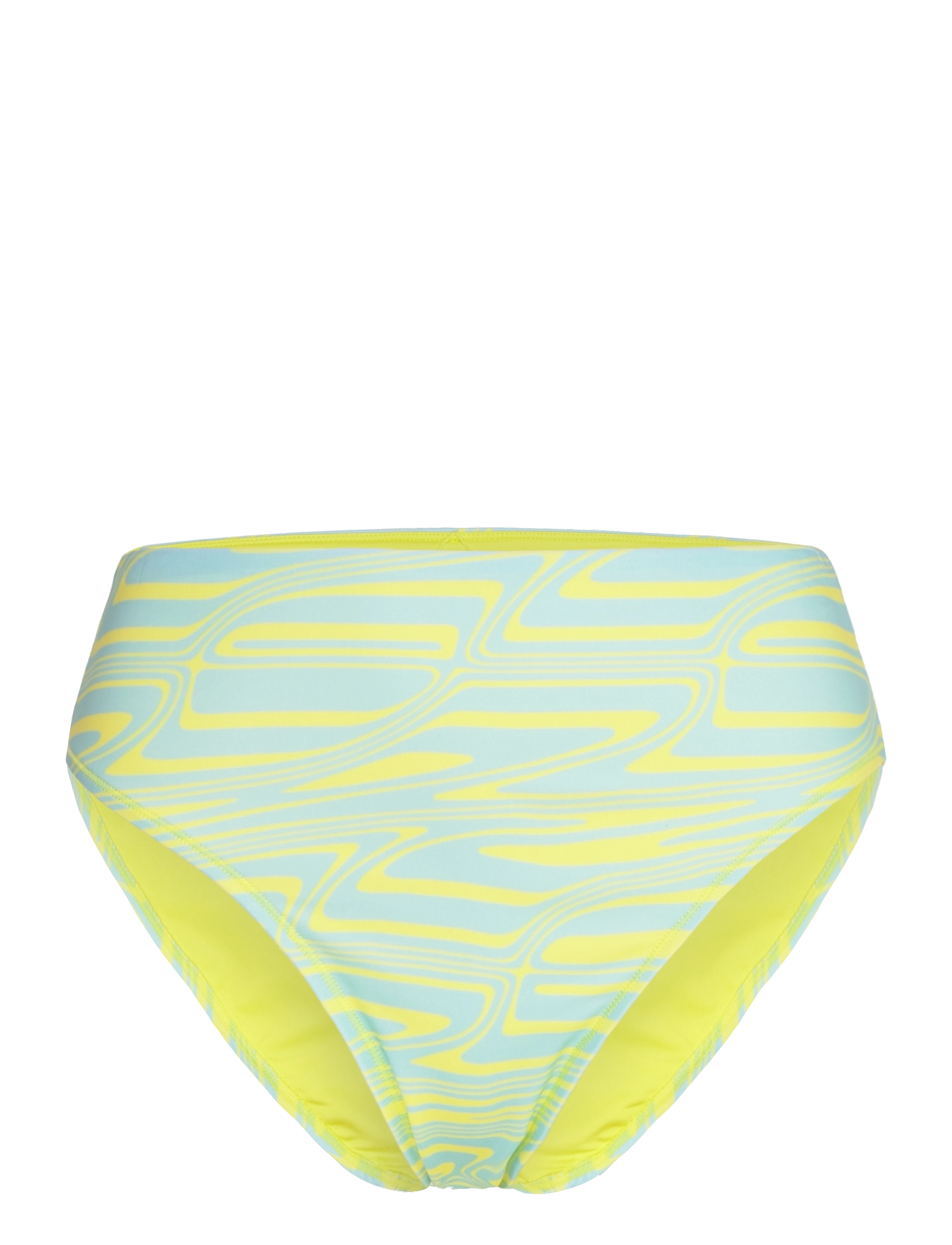Puma Swim PUMA SWIM WOMEN PRINTED HIGH BRIEFS 1P - PUMA - LEMON / MINT / yellow